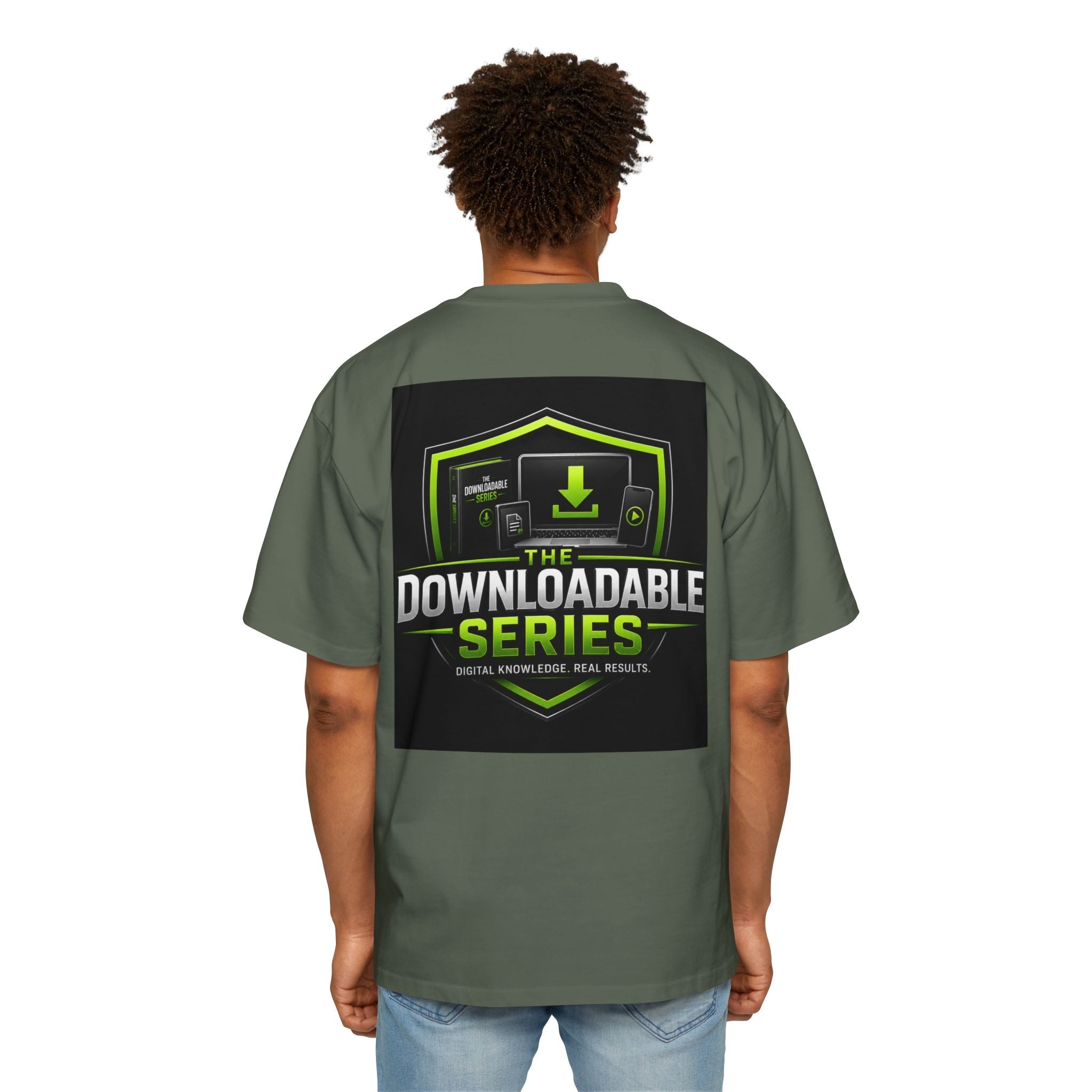 Downloadable Series Tee — Gaming Digital Content Graphic T‑Shirt