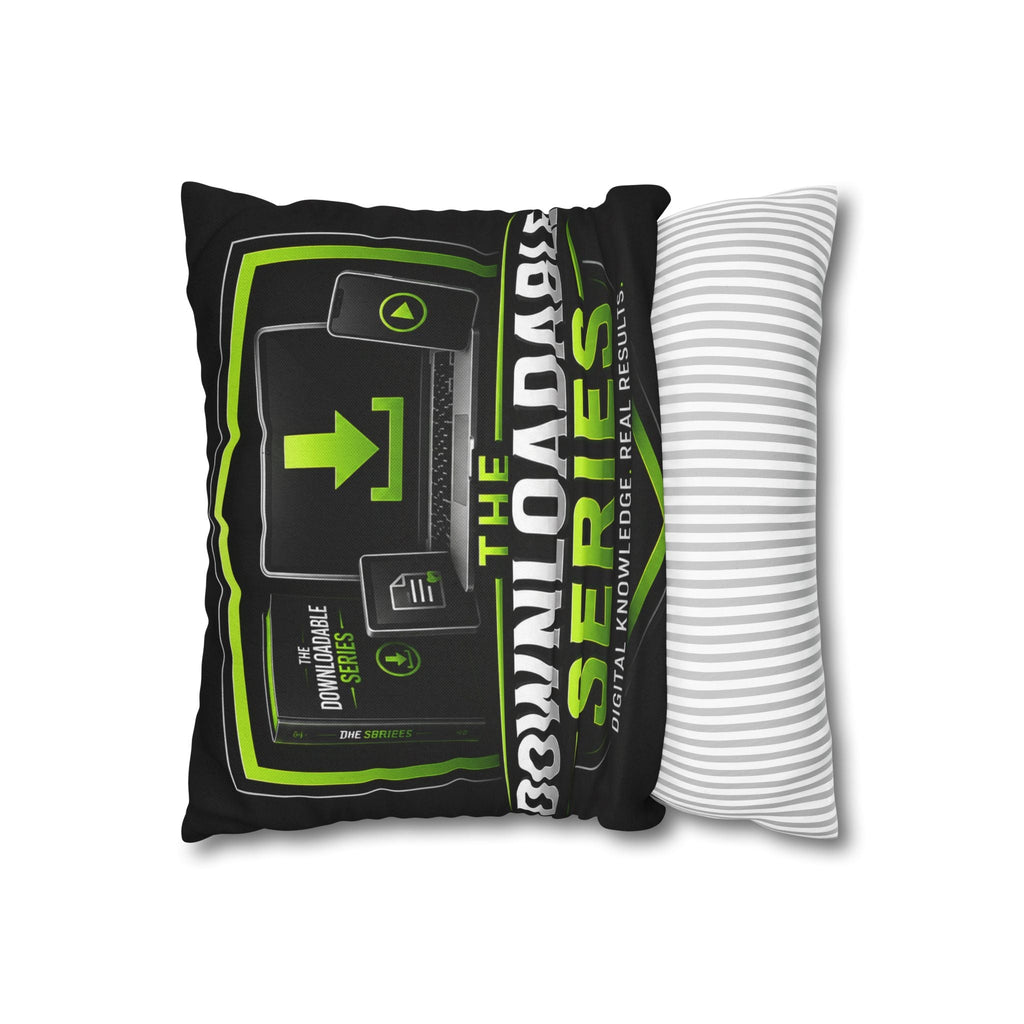 Downloadable Series Decorative Pillowcase – Digital Knowledge Graphic Throw Pillow