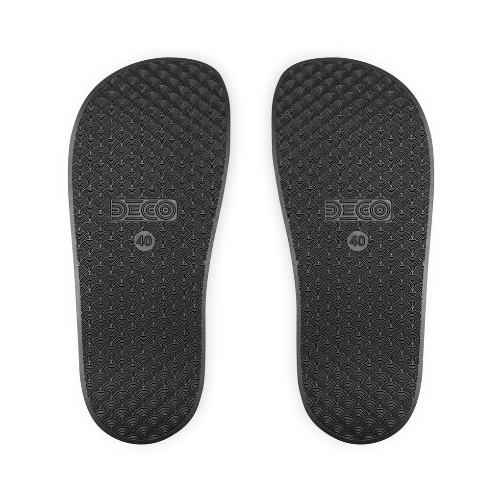 Slide Sandals — 'The Download Series' Branded Removable-Strap Pool & Casual Slides
