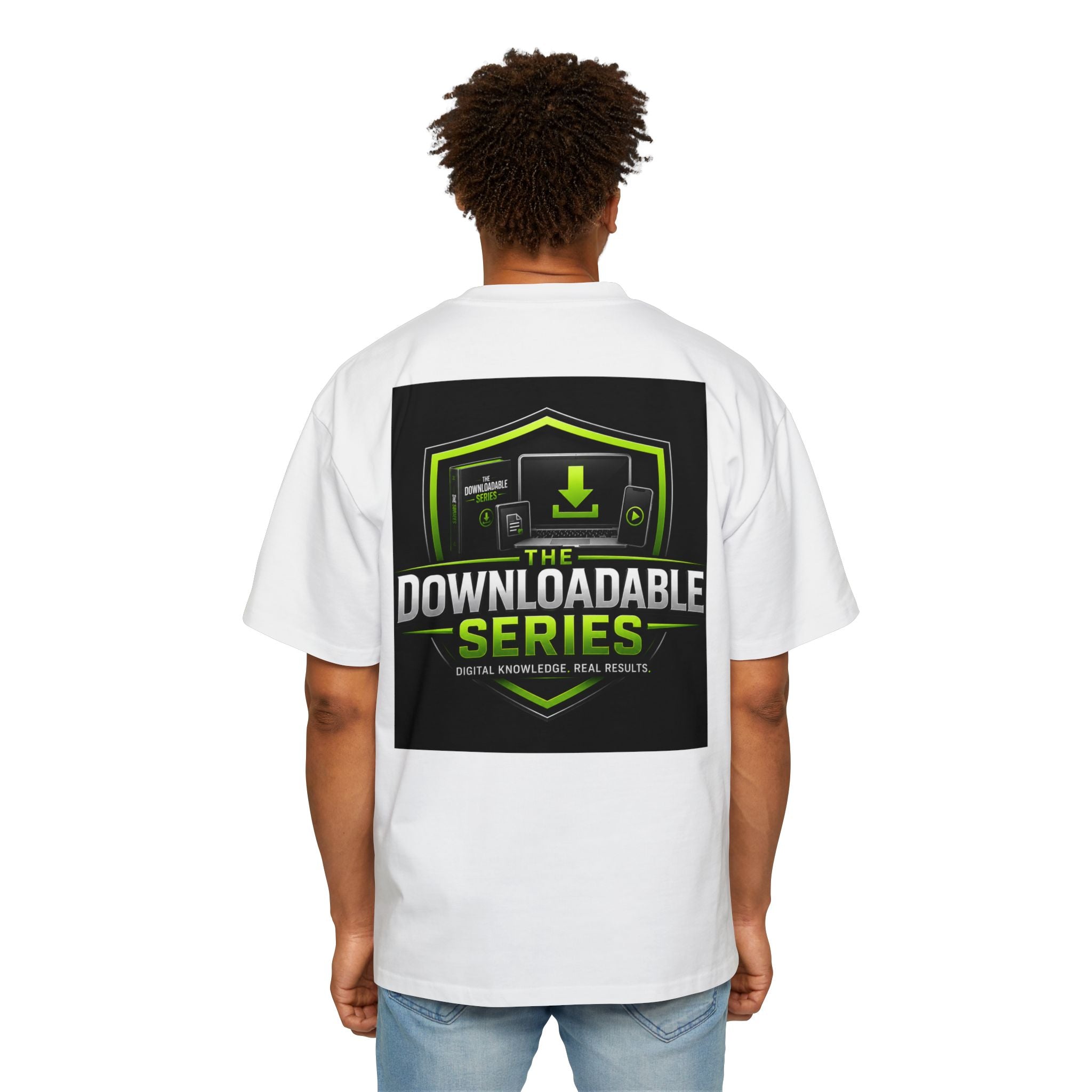 Downloadable Series Tee — Gaming Digital Content Graphic T‑Shirt