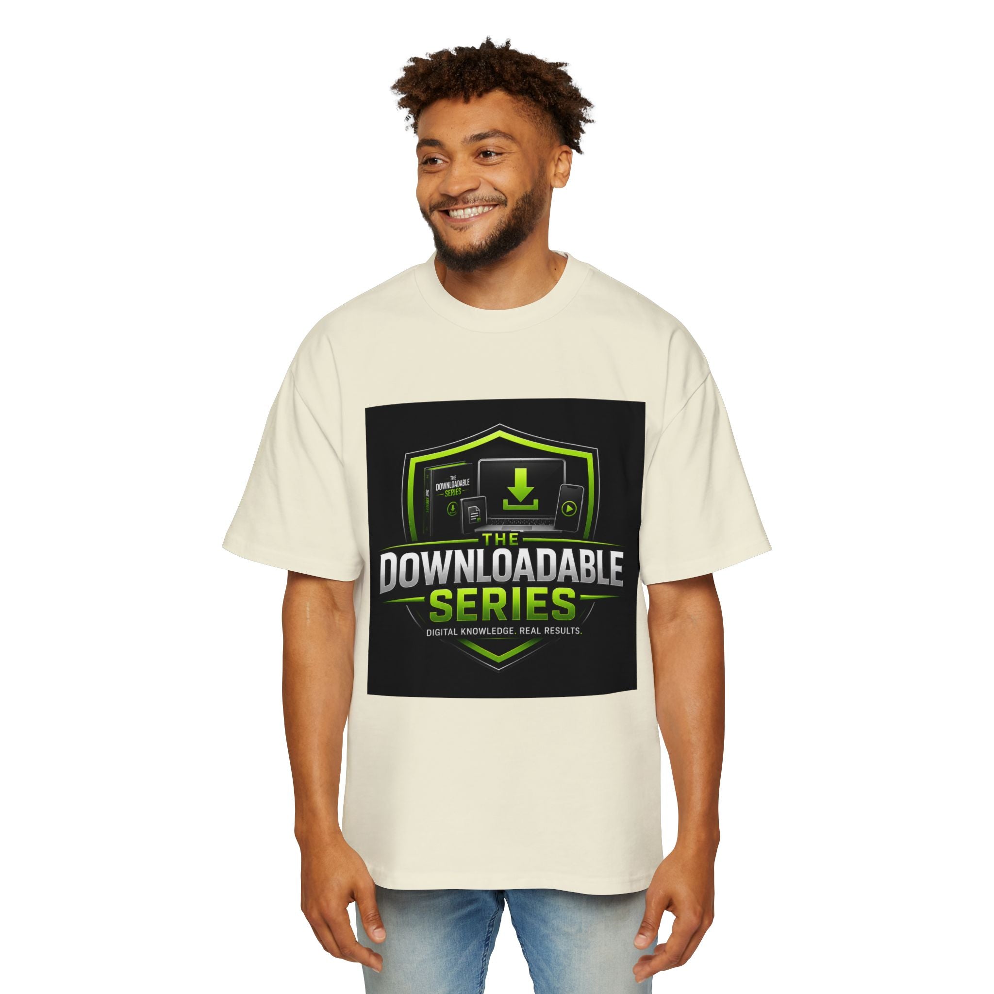 Downloadable Series Tee — Gaming Digital Content Graphic T‑Shirt