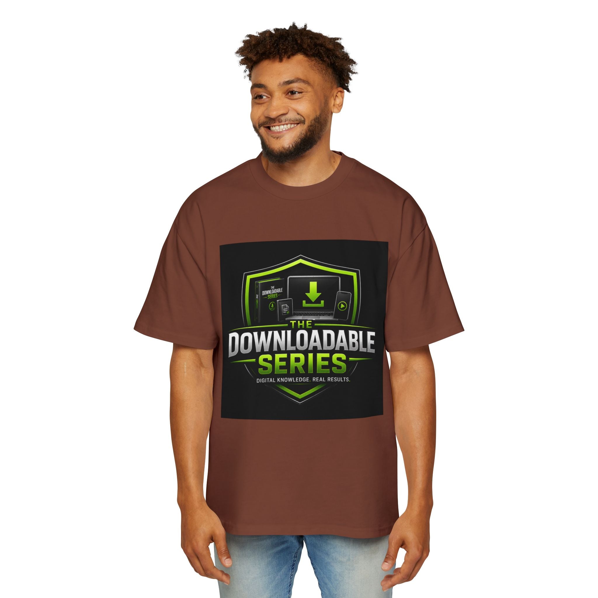 Downloadable Series Tee — Gaming Digital Content Graphic T‑Shirt