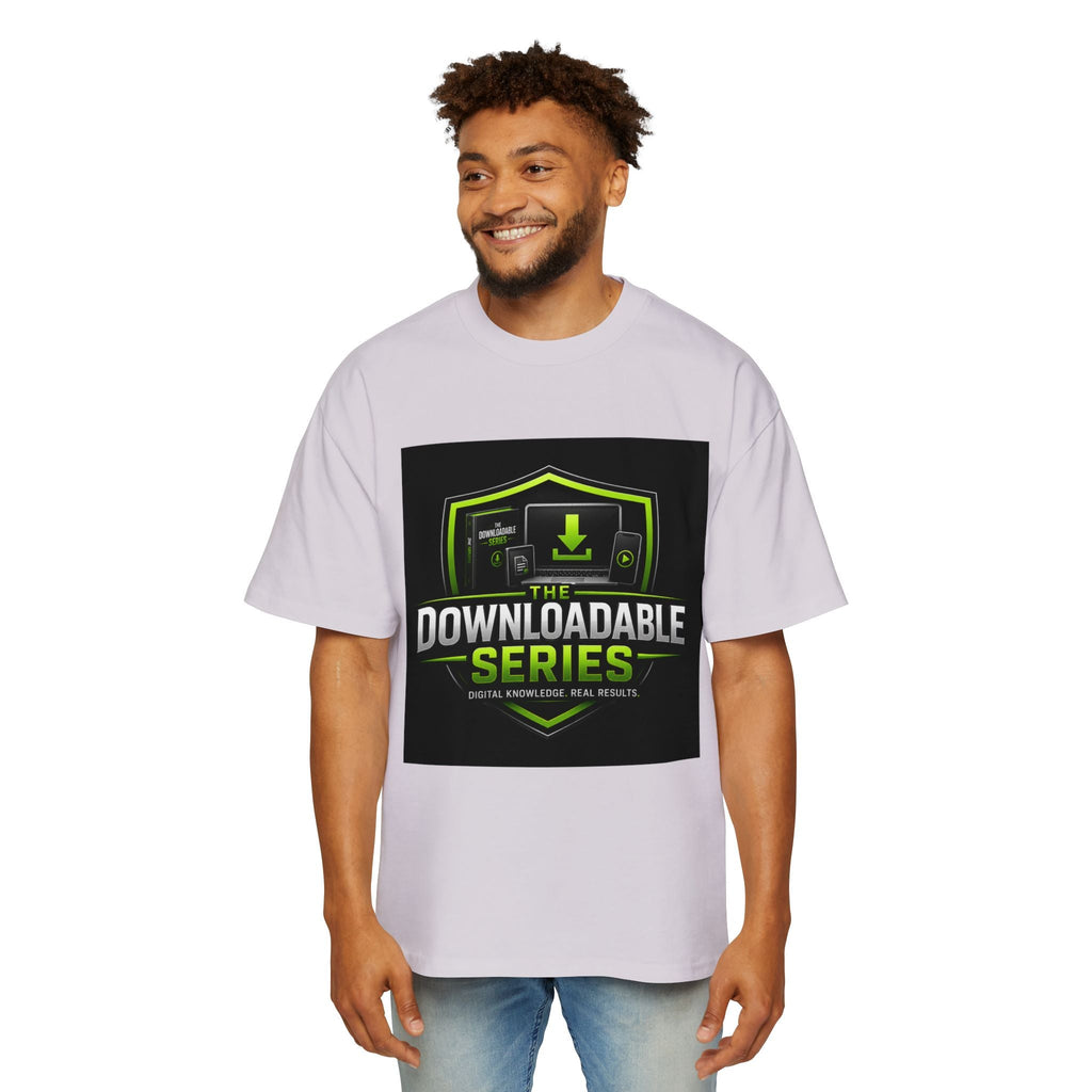 Downloadable Series Tee — Gaming Digital Content Graphic T‑Shirt
