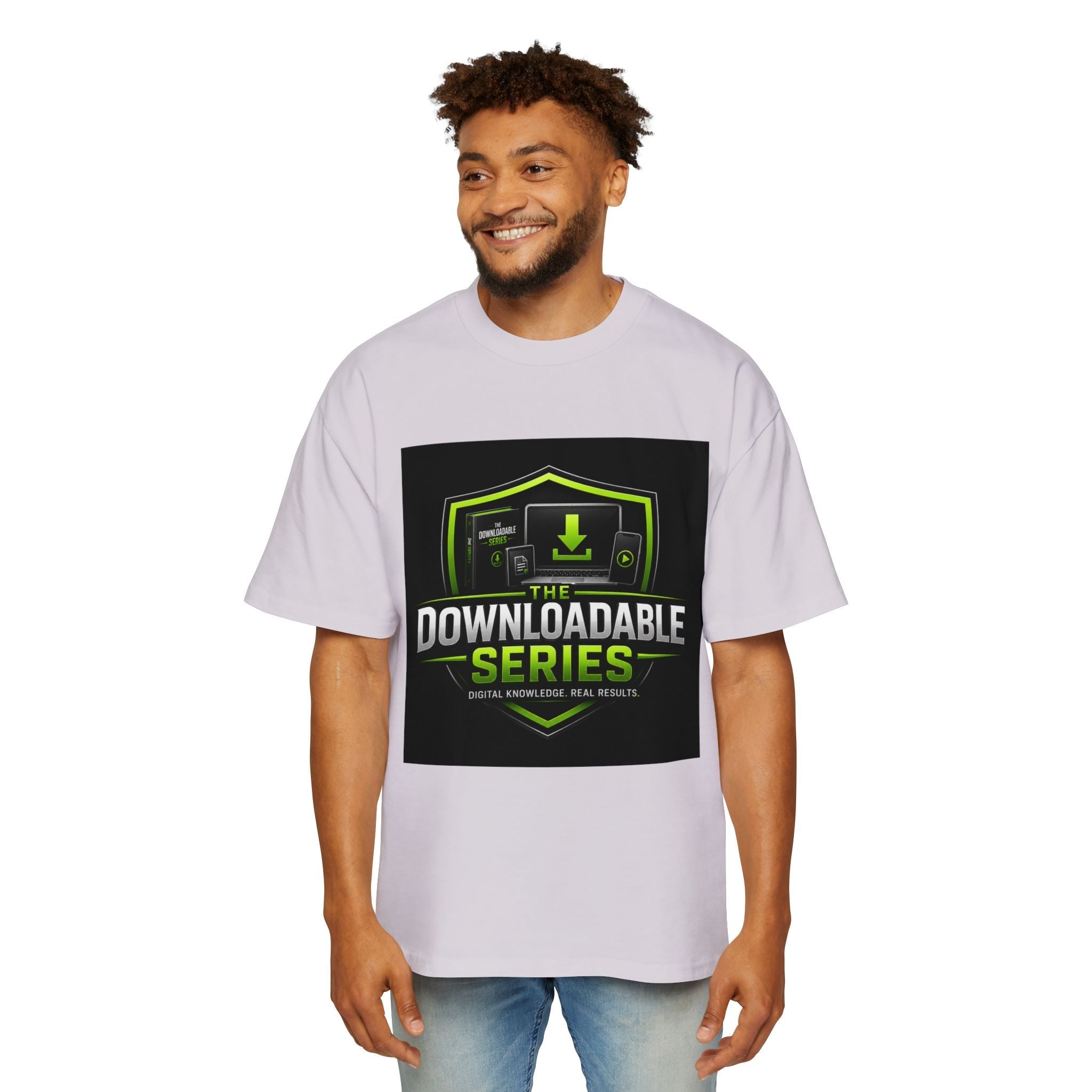 Downloadable Series Tee — Gaming Digital Content Graphic T‑Shirt
