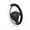 Steering Wheel Cover — White Comfort Grip with 'Series' Accent