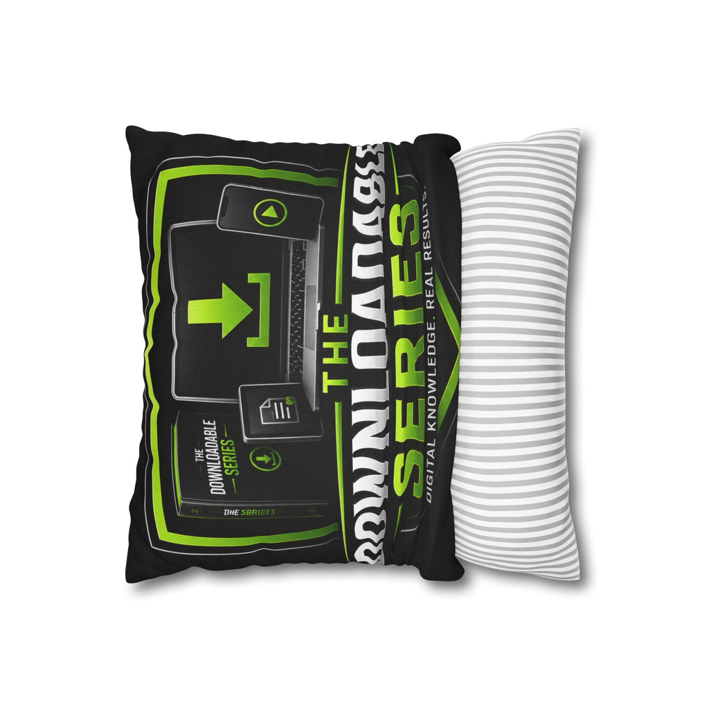 Downloadable Series Decorative Pillowcase – Digital Knowledge Graphic Throw Pillow