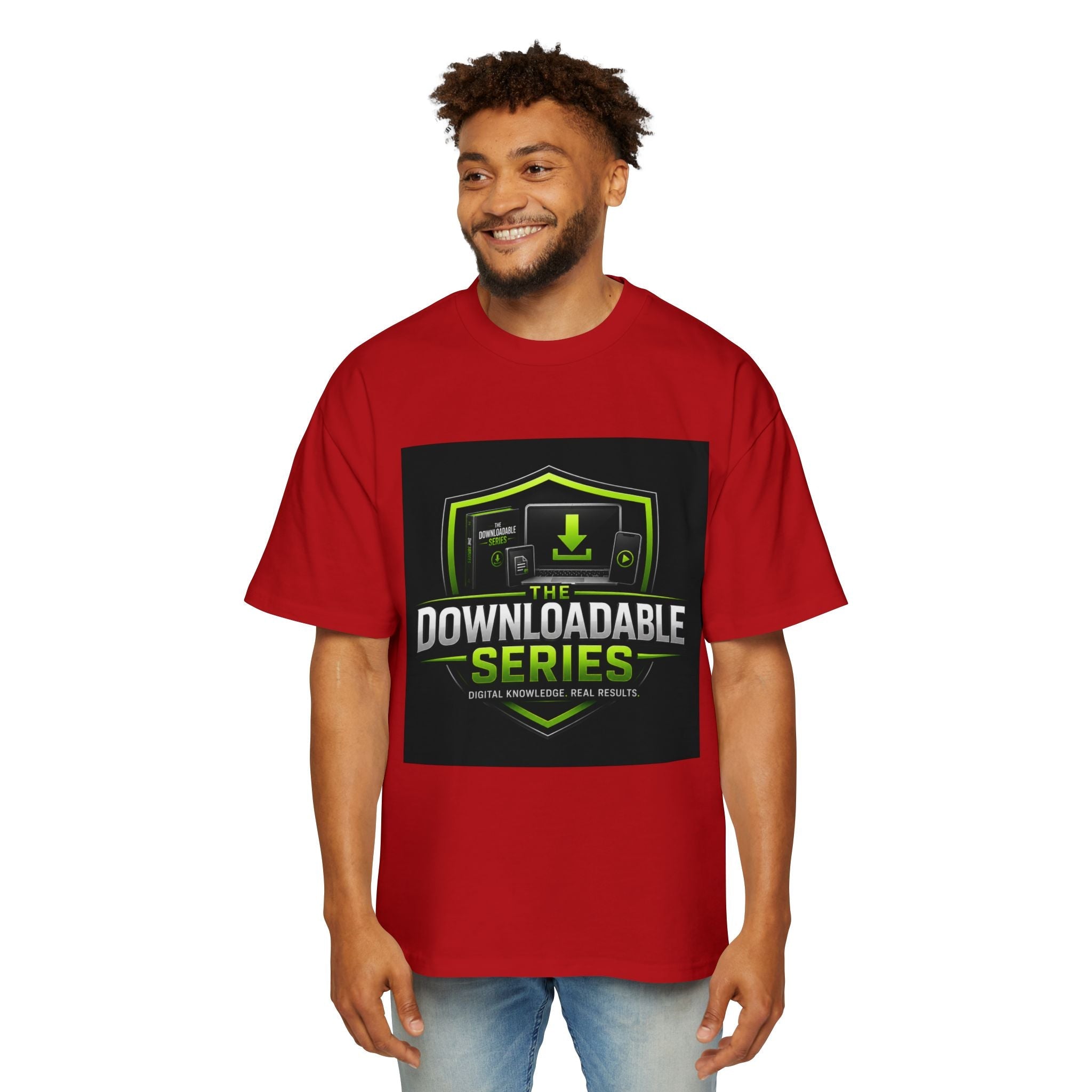 Downloadable Series Tee — Gaming Digital Content Graphic T‑Shirt