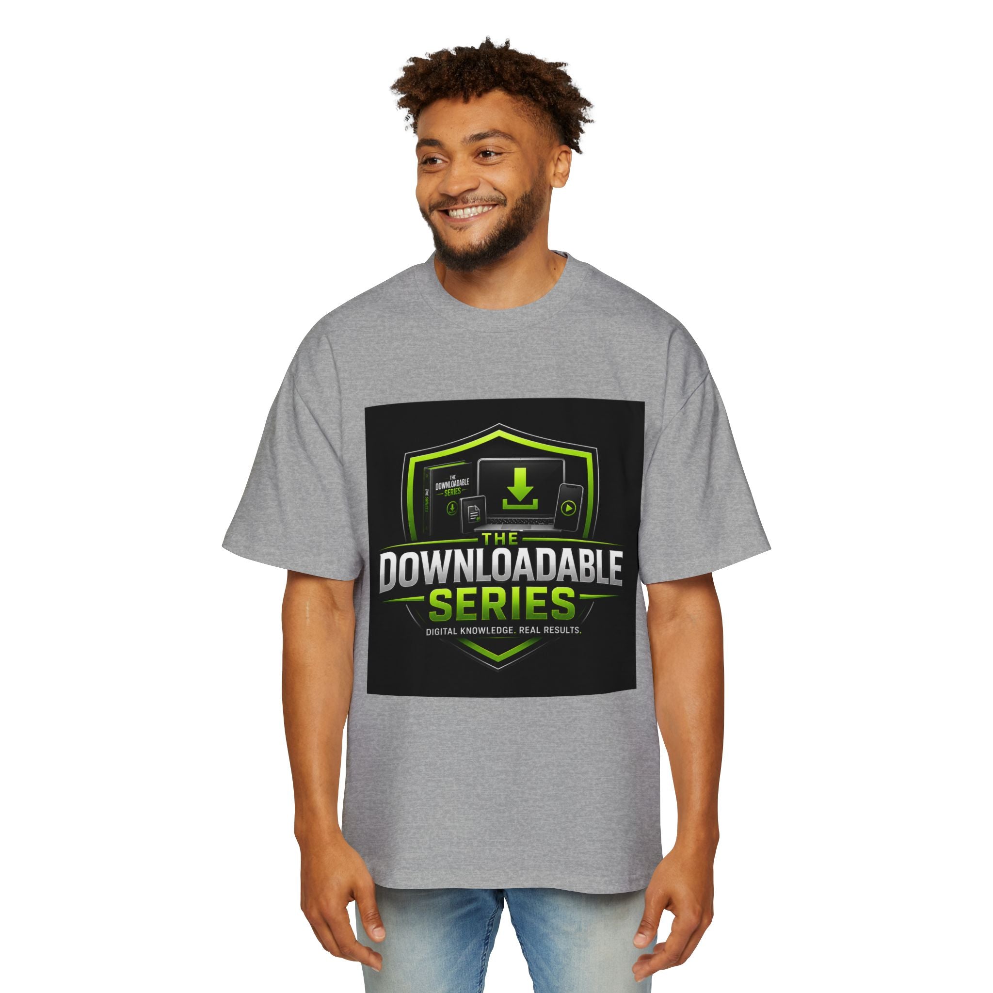 Downloadable Series Tee — Gaming Digital Content Graphic T‑Shirt