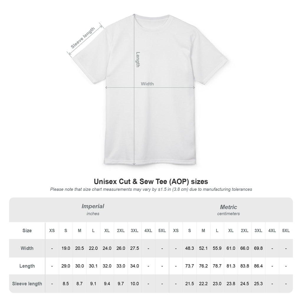 Unisex Cut & Sew Tee (AOP)