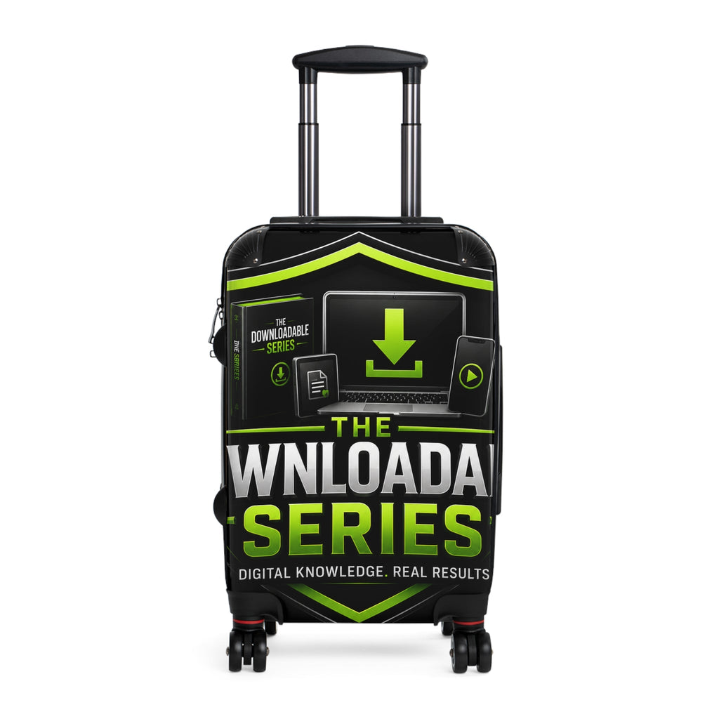 Suitcase — “The Downloadable Series” Branded Carry-On Luggage