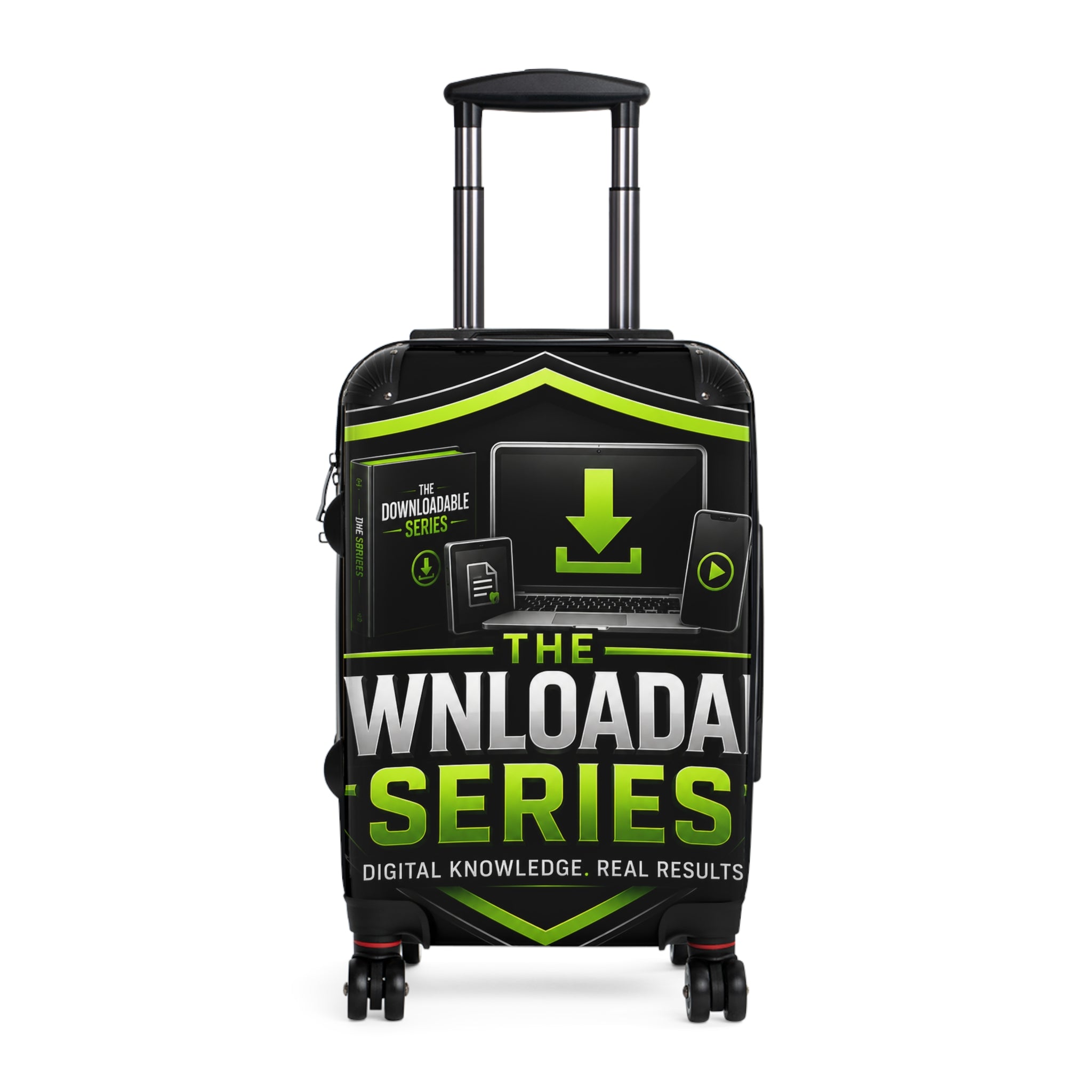 Suitcase — “The Downloadable Series” Branded Carry-On Luggage