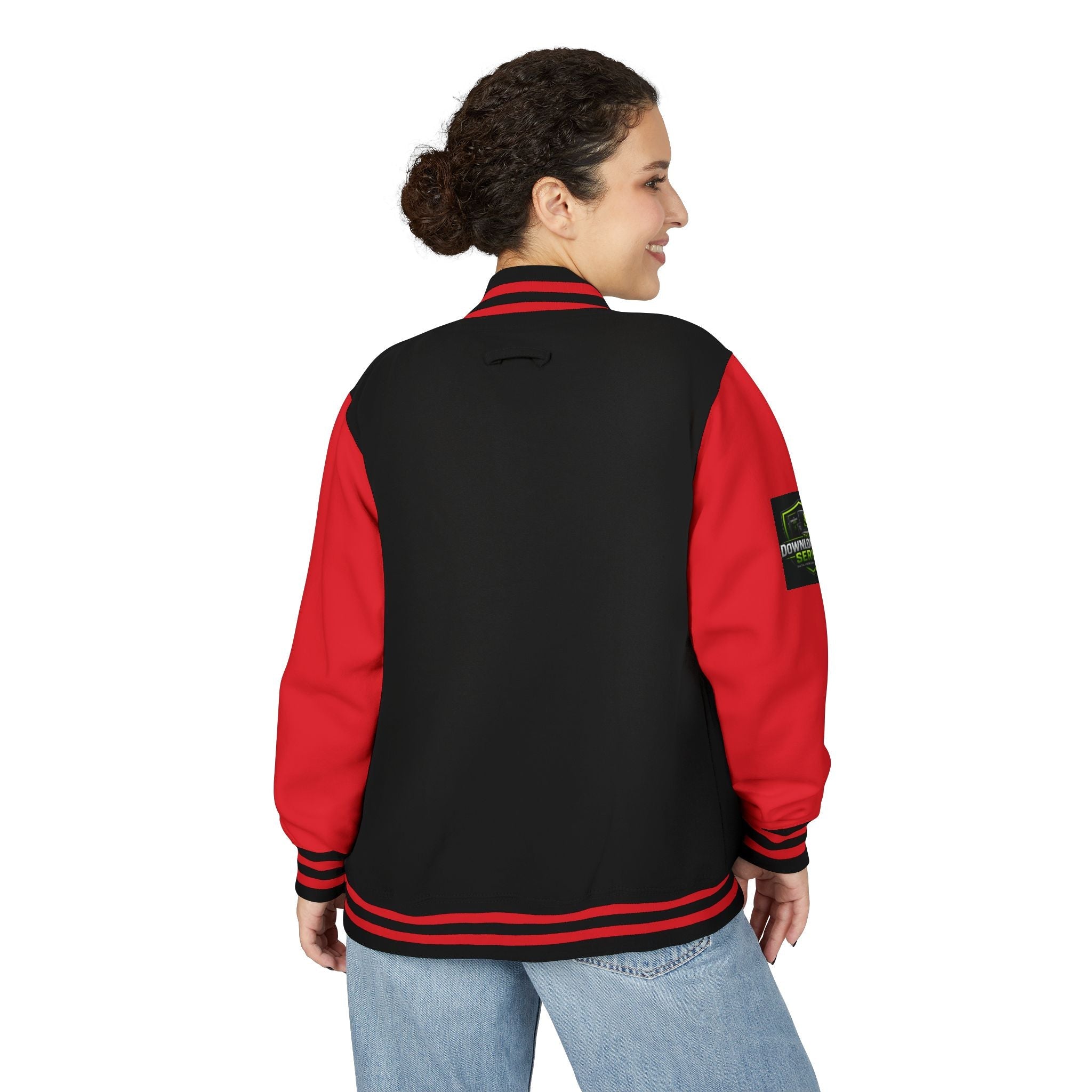 Letterman Jacket — Downrange Coffee Co. Badge Varsity Jacket