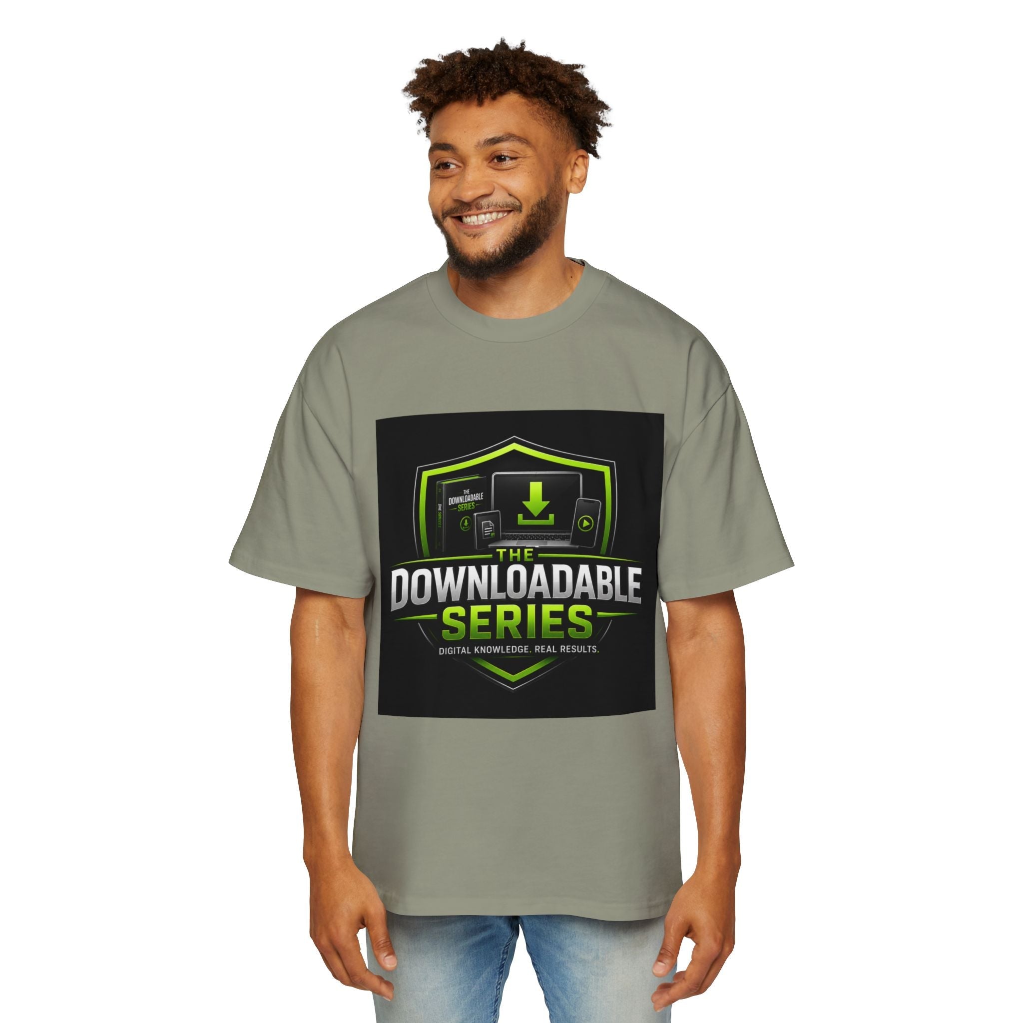 Downloadable Series Tee — Gaming Digital Content Graphic T‑Shirt