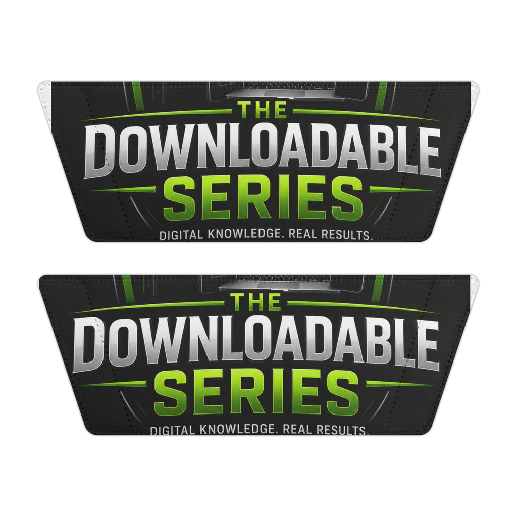 Slide Sandals — 'The Download Series' Branded Removable-Strap Pool & Casual Slides