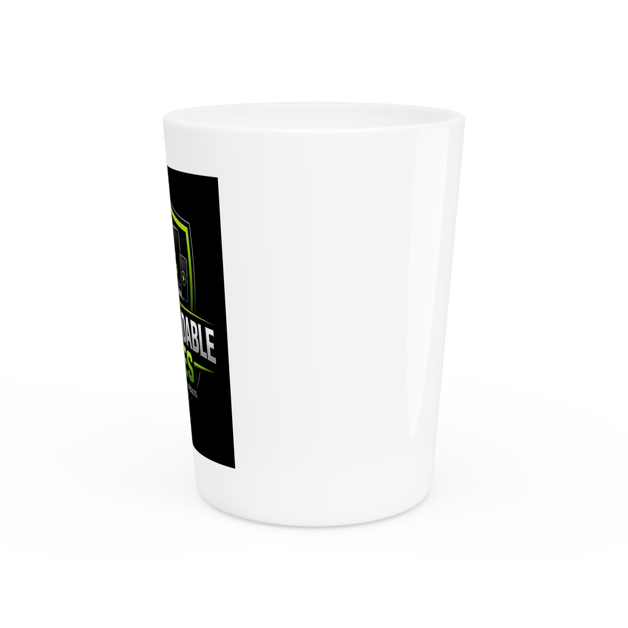 The Downloadable Series Shot Glass — Branded Digital Marketing Logo Shooter