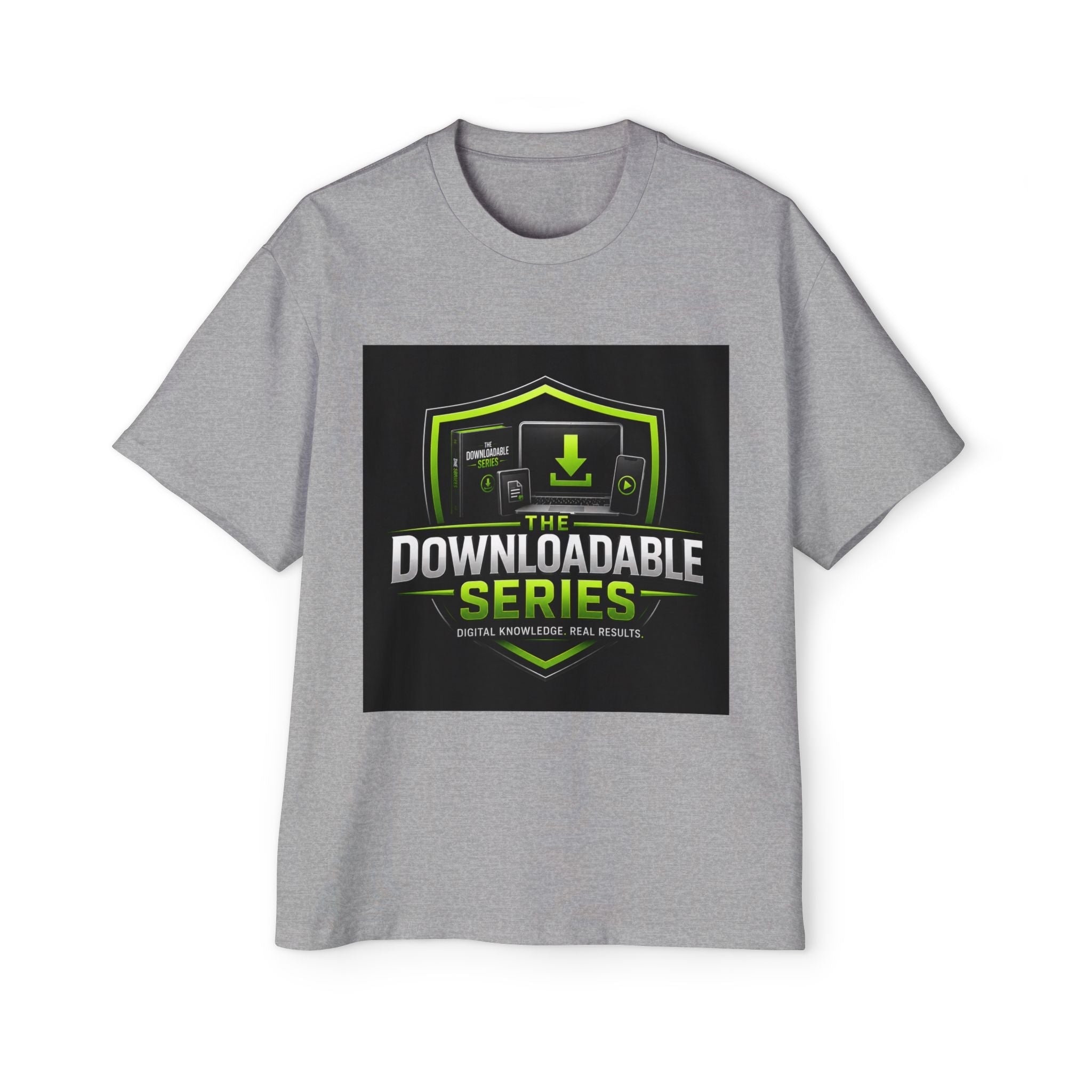 Downloadable Series Tee — Gaming Digital Content Graphic T‑Shirt