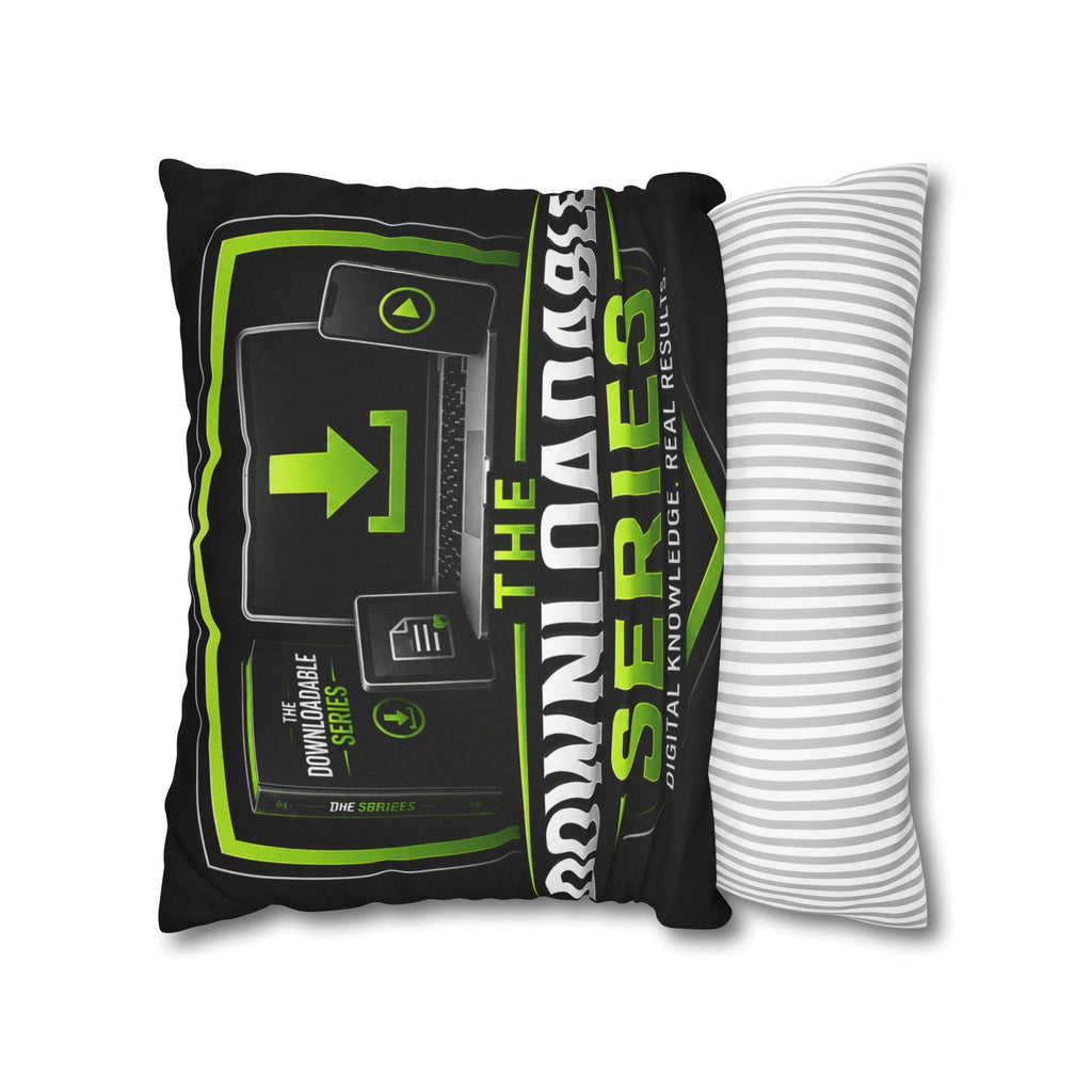 Downloadable Series Decorative Pillowcase – Digital Knowledge Graphic Throw Pillow