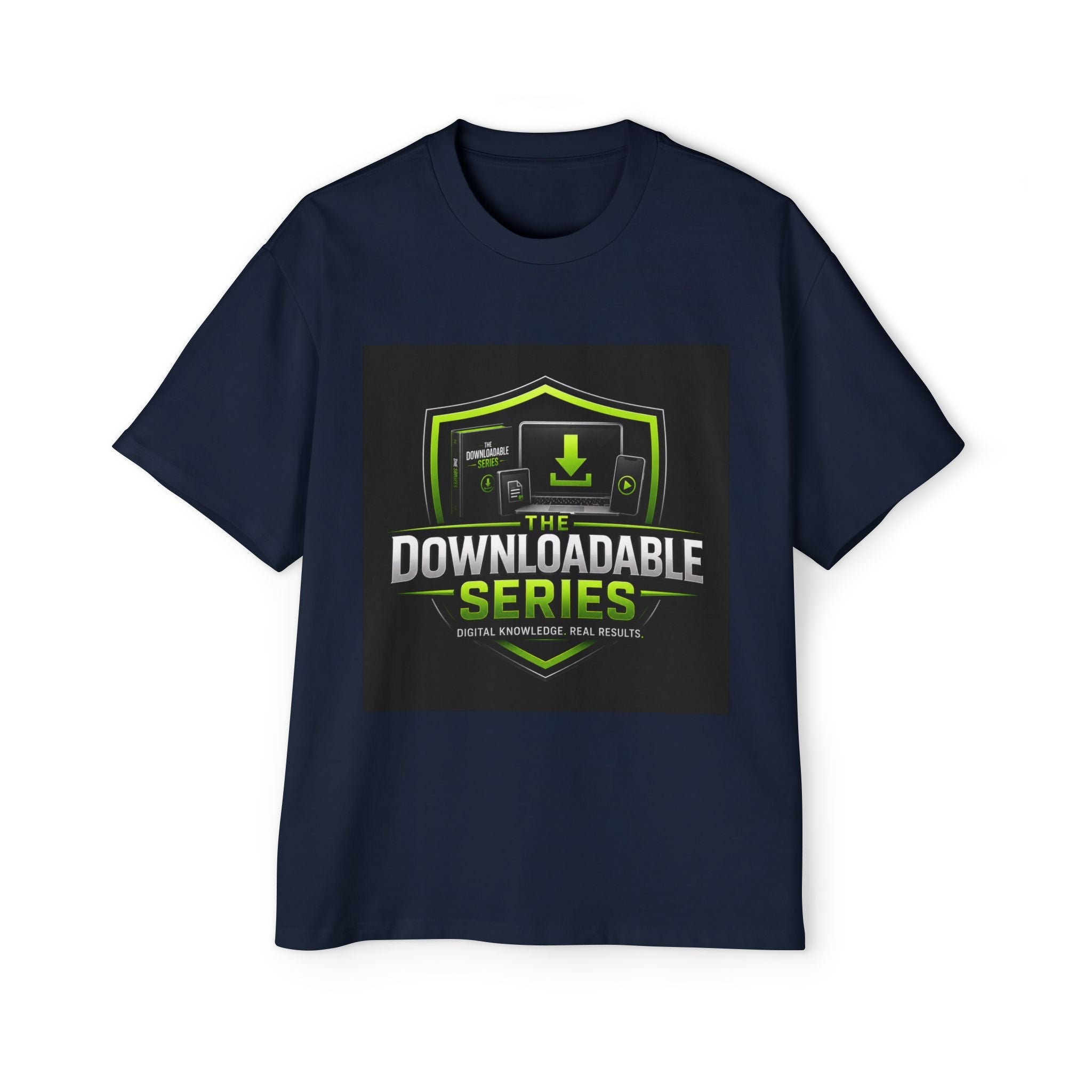 Downloadable Series Tee — Gaming Digital Content Graphic T‑Shirt