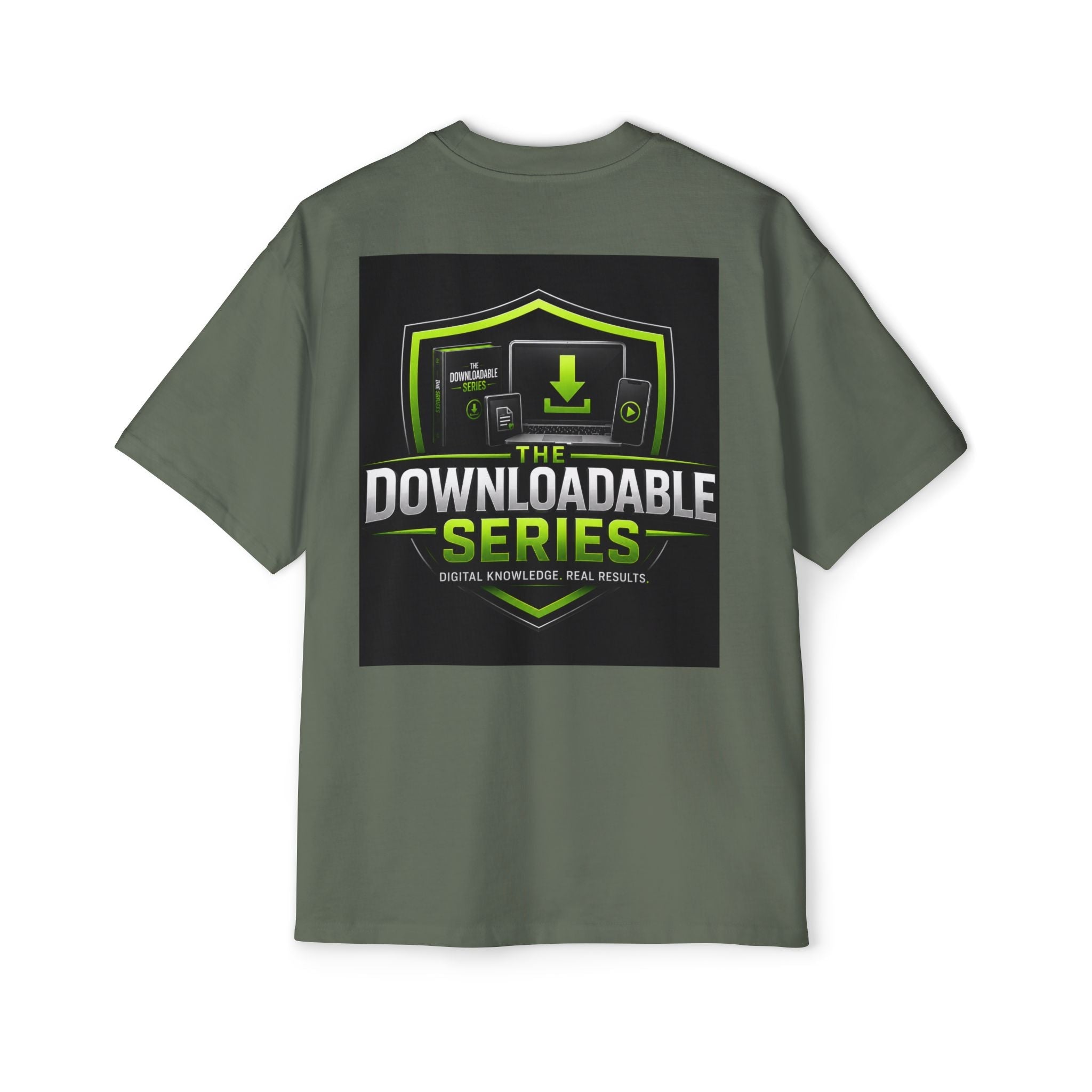 Downloadable Series Tee — Gaming Digital Content Graphic T‑Shirt