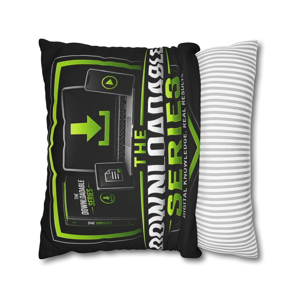 Downloadable Series Decorative Pillowcase – Digital Knowledge Graphic Throw Pillow