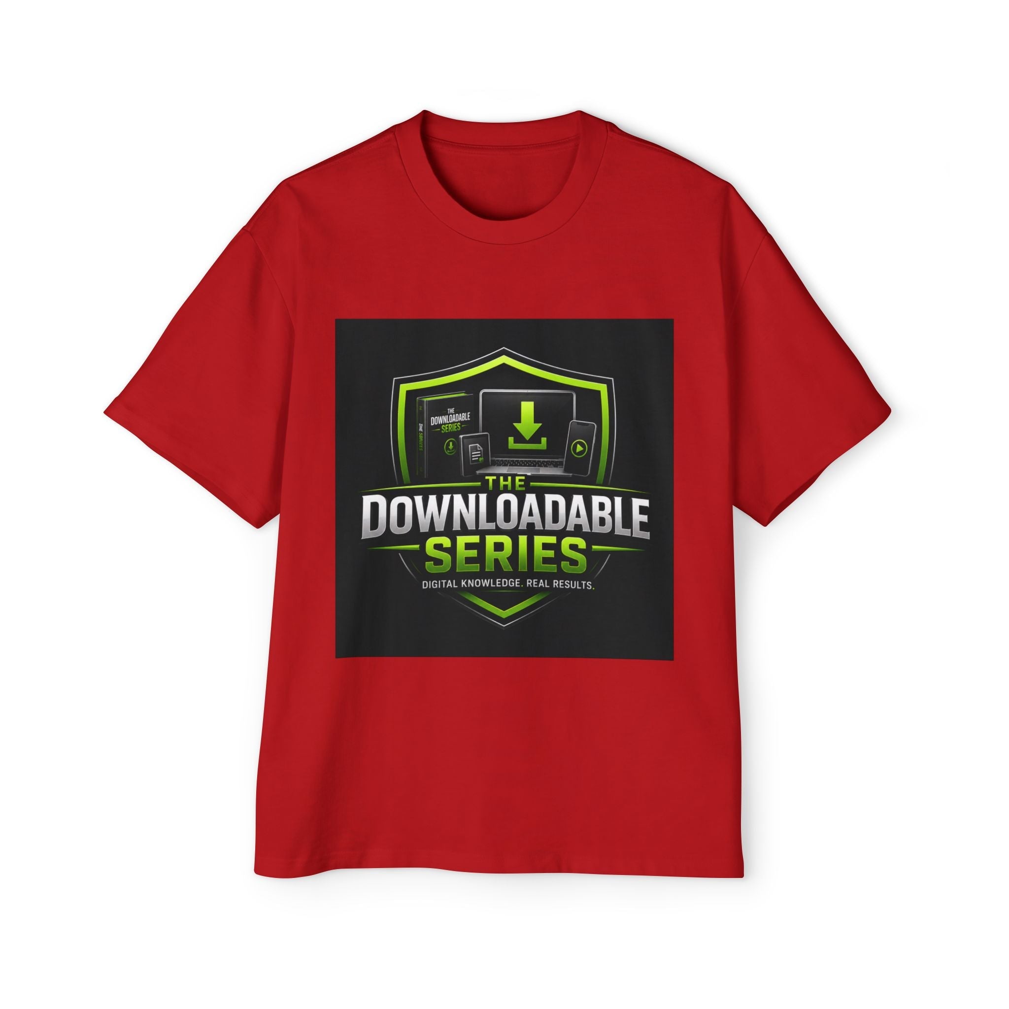 Downloadable Series Tee — Gaming Digital Content Graphic T‑Shirt