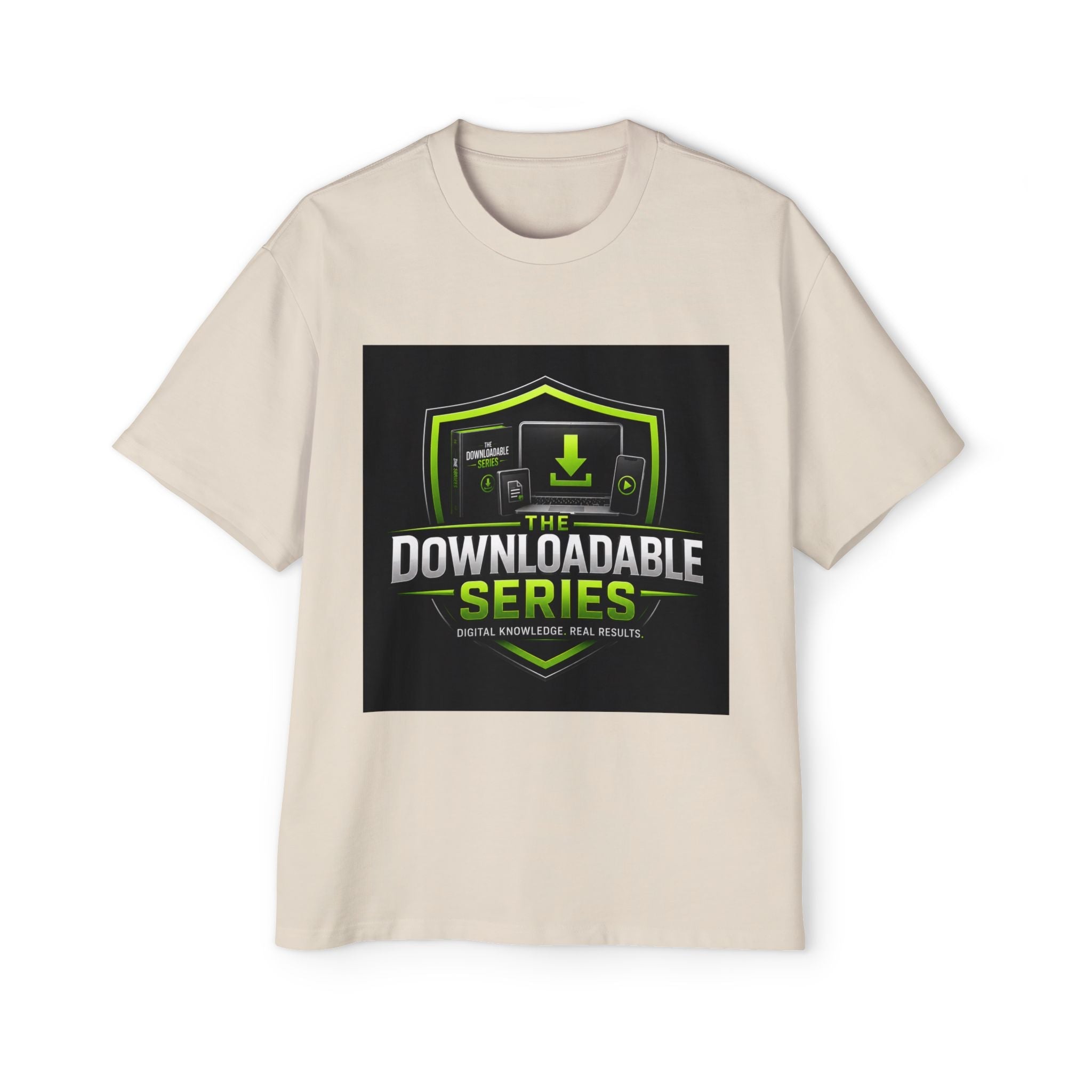 Downloadable Series Tee — Gaming Digital Content Graphic T‑Shirt