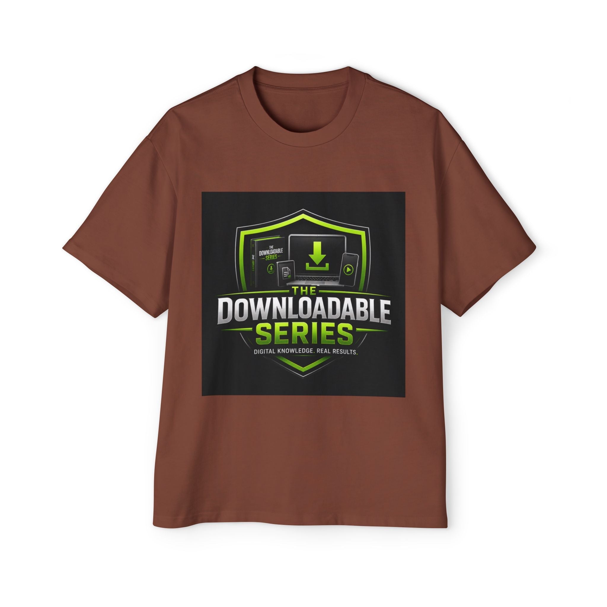 Downloadable Series Tee — Gaming Digital Content Graphic T‑Shirt