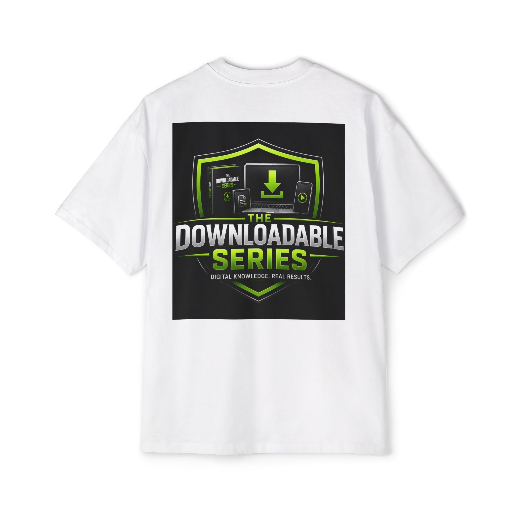 Downloadable Series Tee — Gaming Digital Content Graphic T‑Shirt