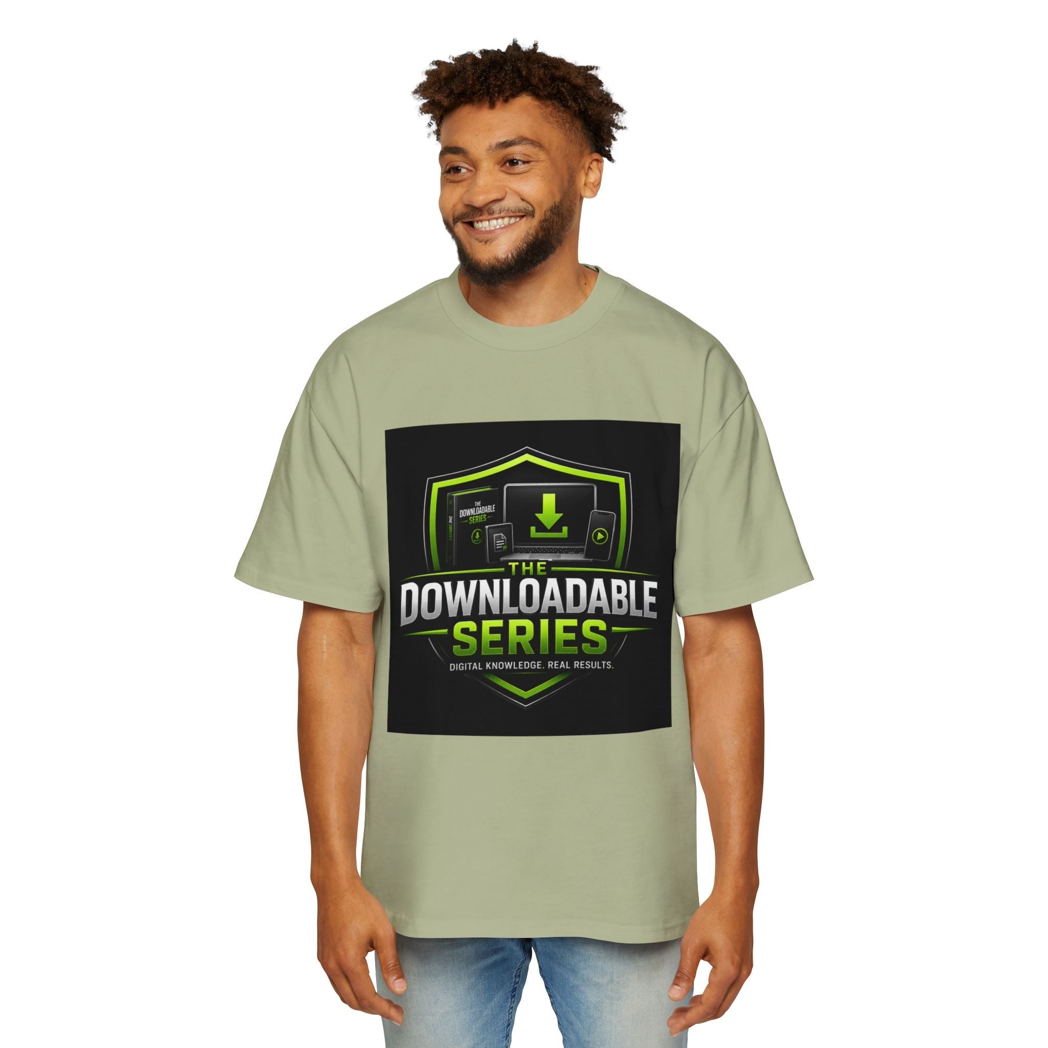 Downloadable Series Tee — Gaming Digital Content Graphic T‑Shirt