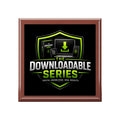 Downloadable Series Jewelry Box – Black Gloss Keepsake Chest with Green Logo
