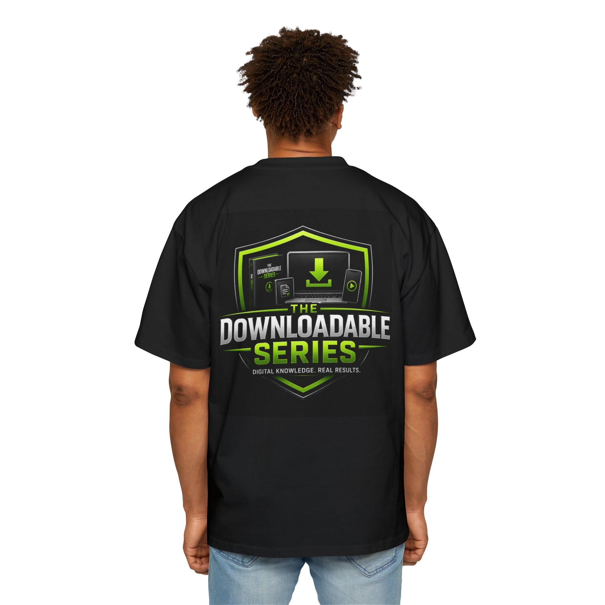 Downloadable Series Tee — Gaming Digital Content Graphic T‑Shirt