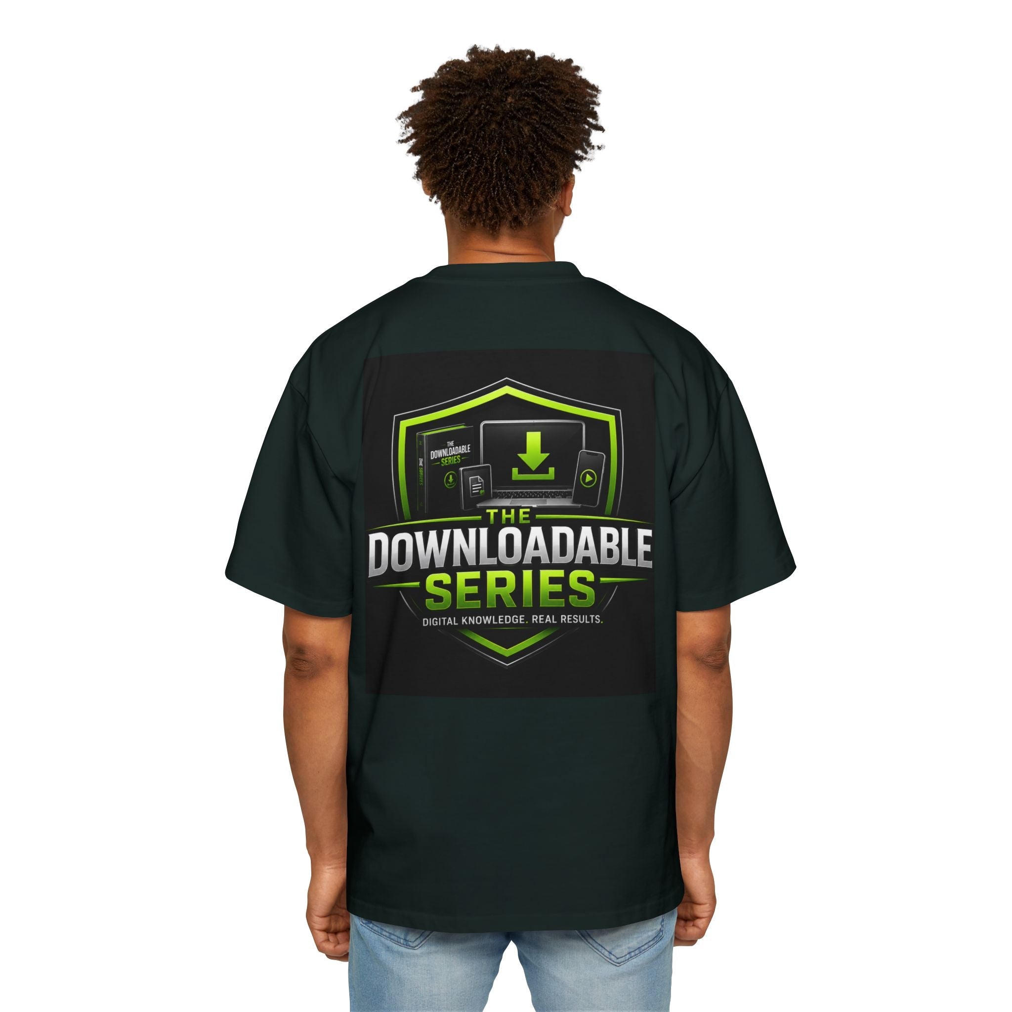 Downloadable Series Tee — Gaming Digital Content Graphic T‑Shirt