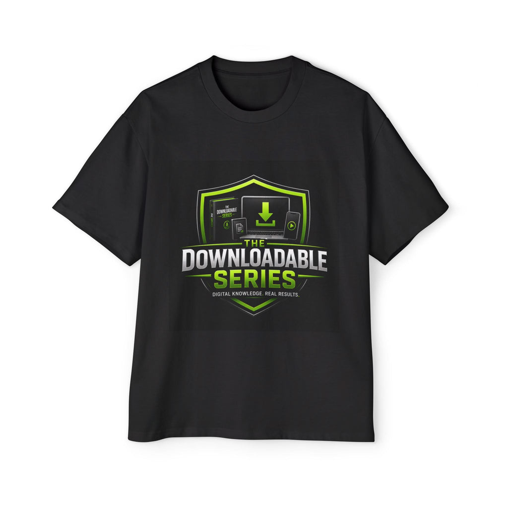 Downloadable Series Tee — Gaming Digital Content Graphic T‑Shirt