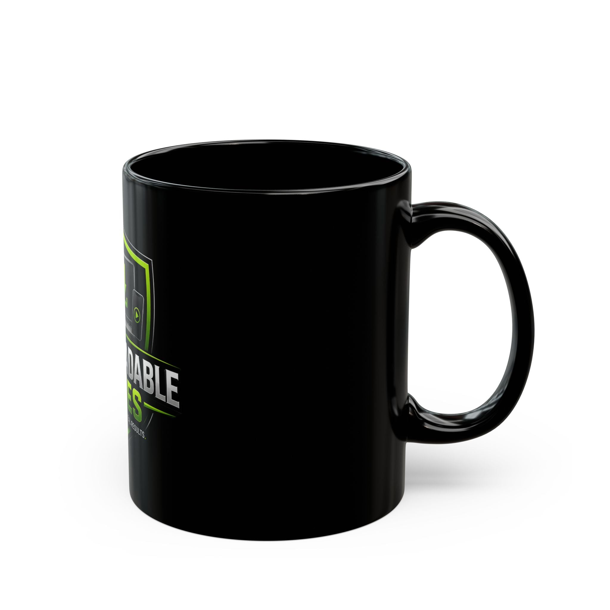 The Downloadable Series Black Mug — 11oz/15oz Coffee Cup