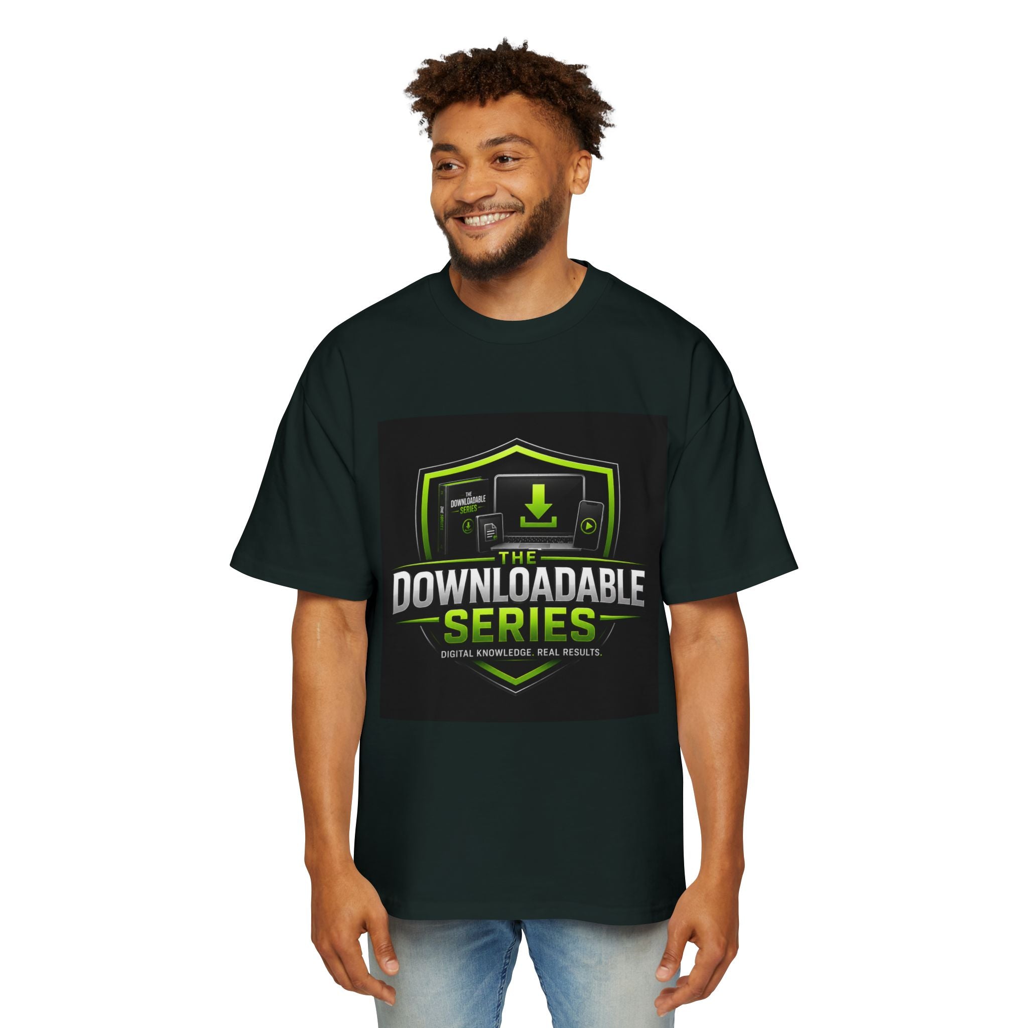 Downloadable Series Tee — Gaming Digital Content Graphic T‑Shirt