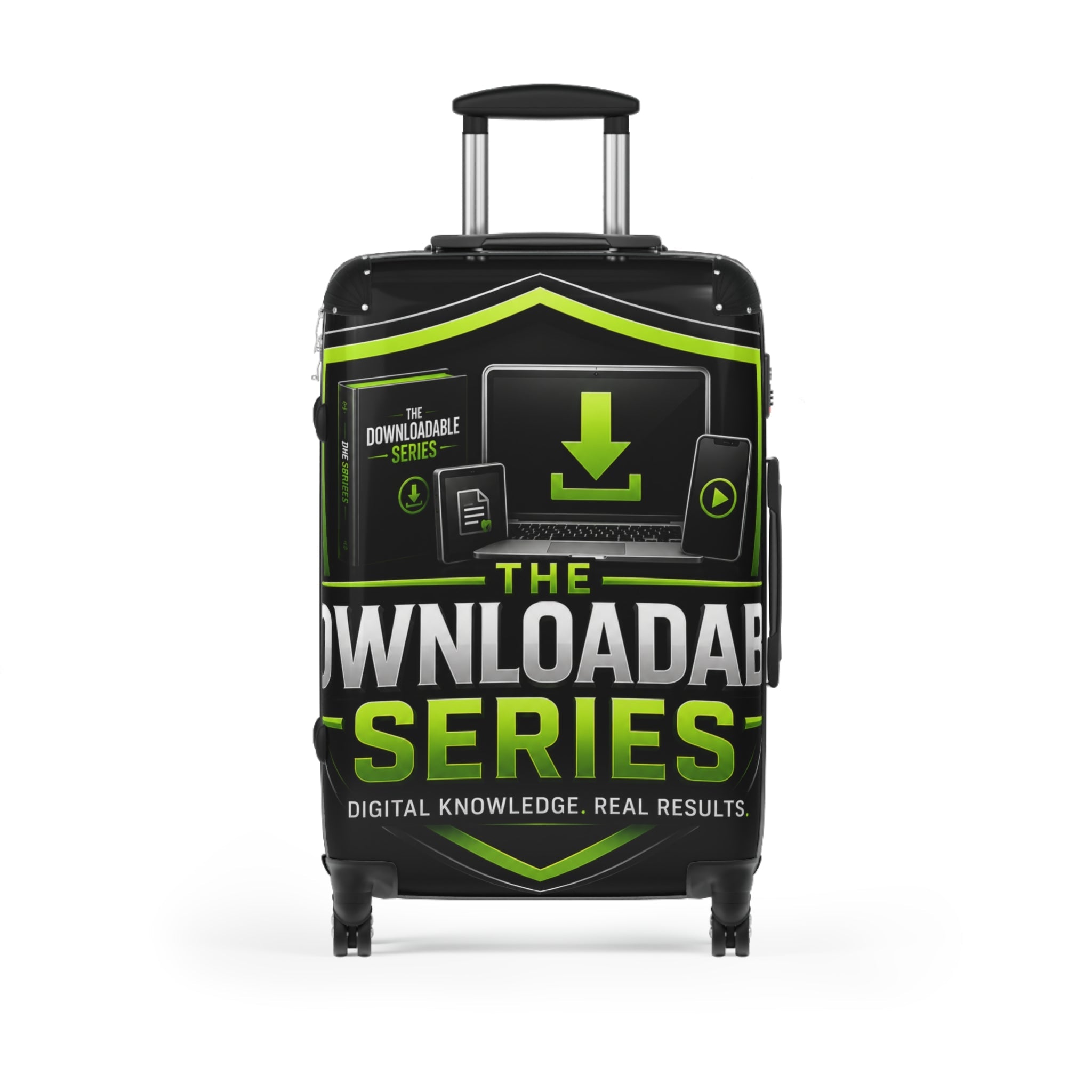 Suitcase — “The Downloadable Series” Branded Carry-On Luggage