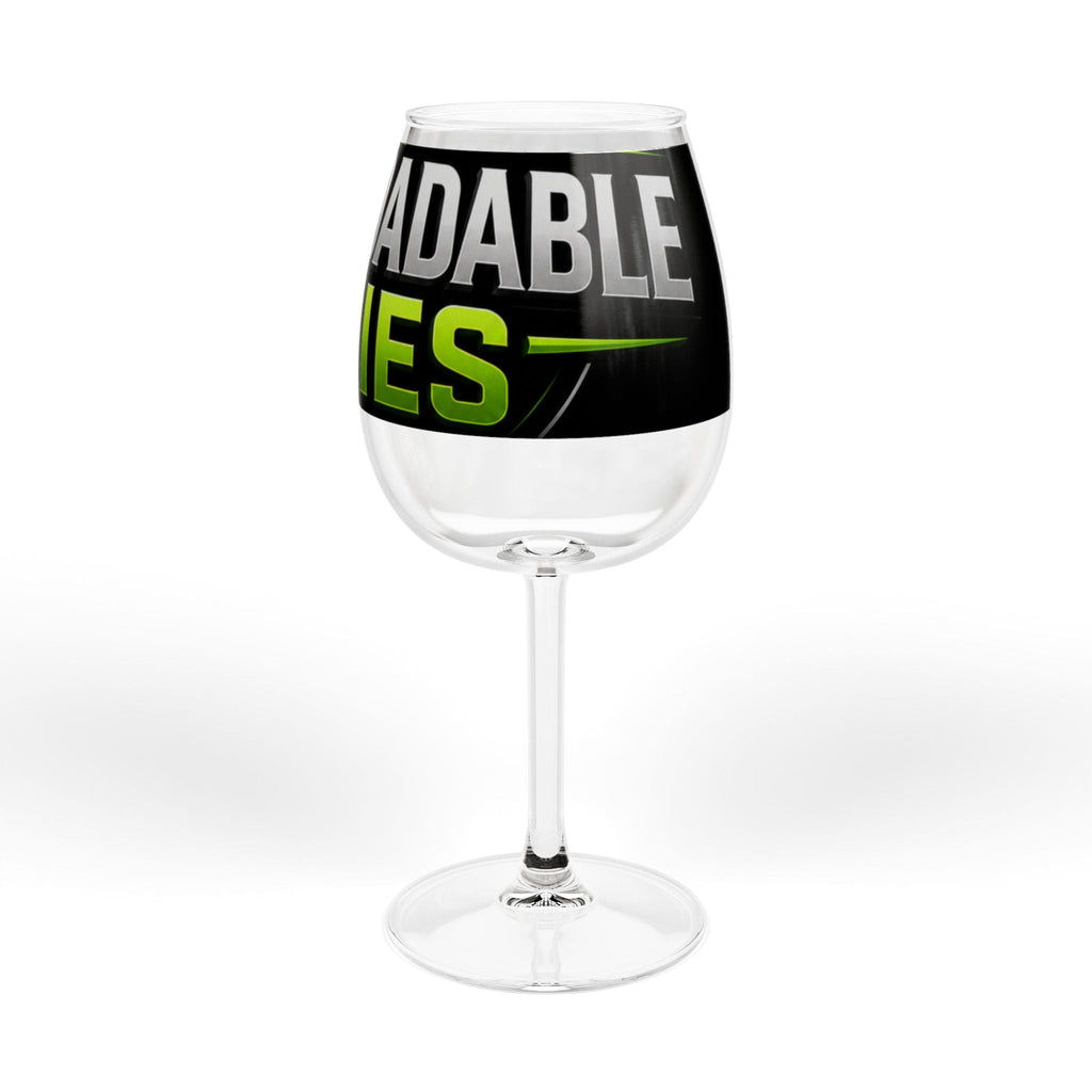 Download Series 12oz Wine Glass — Branded Logo Stemware for Fans & Events