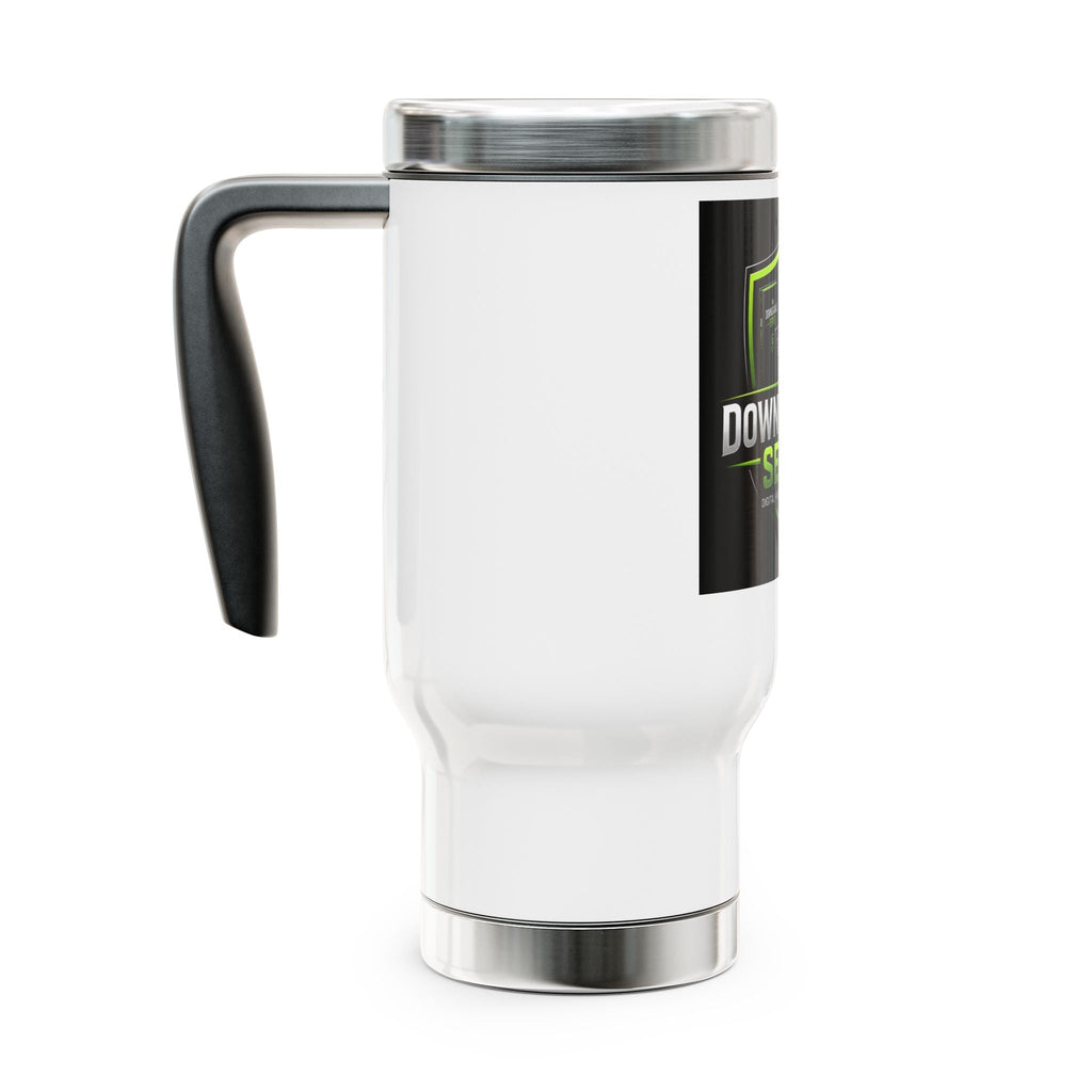 Travel Mug — "The Downloadable Series" Logo Stainless Steel 14oz