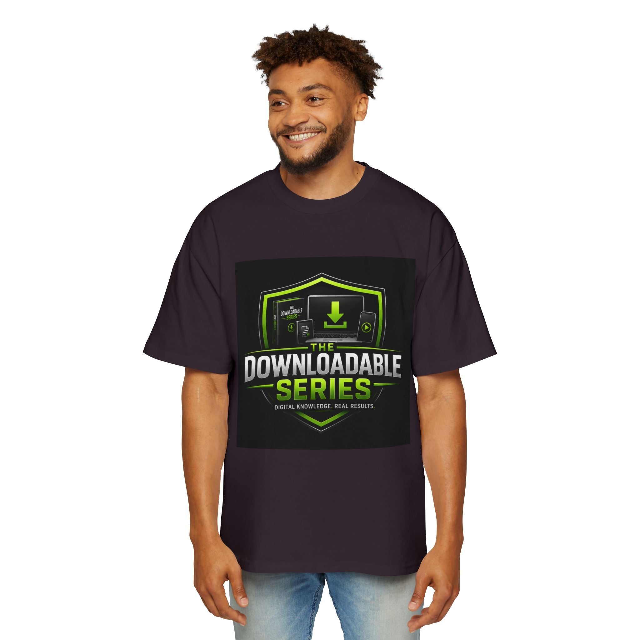 Downloadable Series Tee — Gaming Digital Content Graphic T‑Shirt