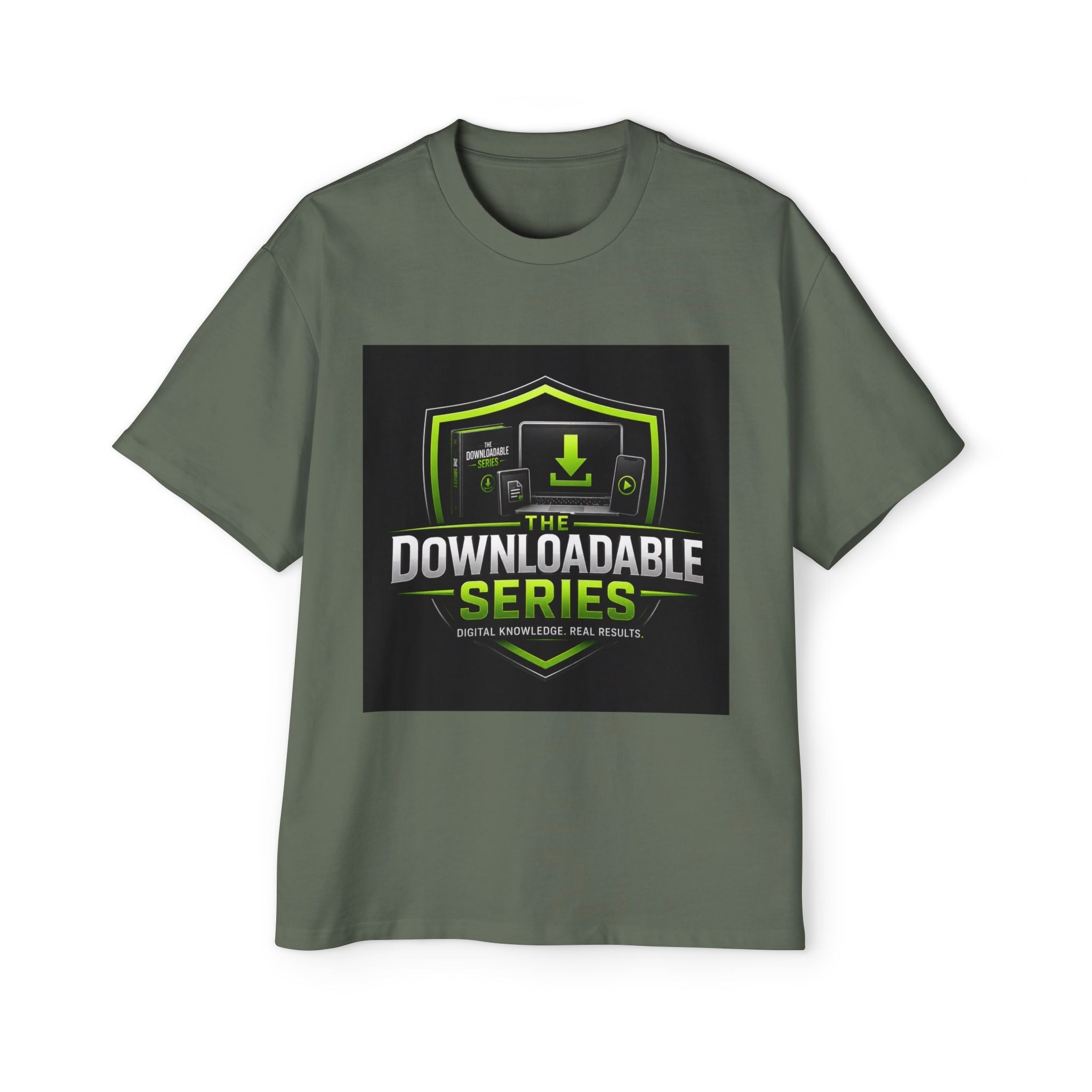 Downloadable Series Tee — Gaming Digital Content Graphic T‑Shirt