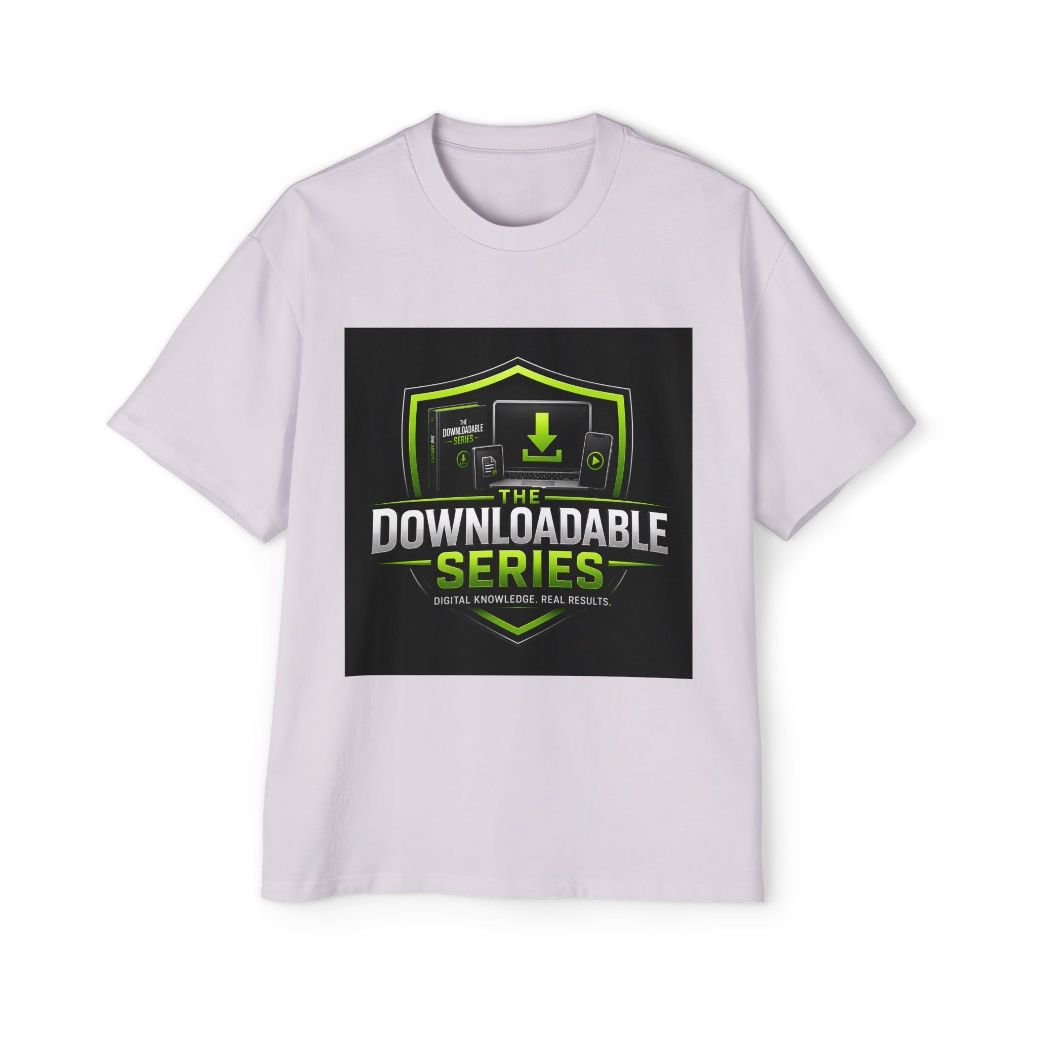 Downloadable Series Tee — Gaming Digital Content Graphic T‑Shirt