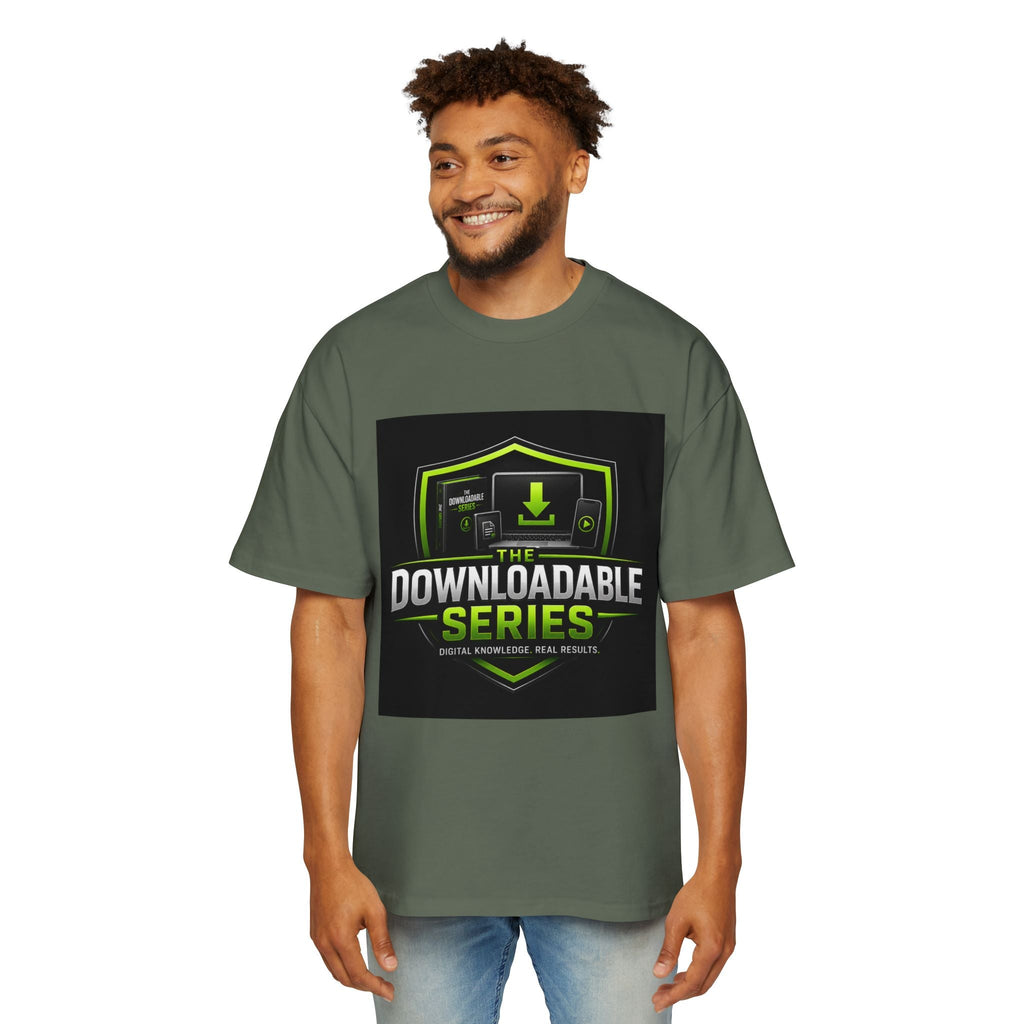 Downloadable Series Tee — Gaming Digital Content Graphic T‑Shirt