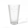Engraved 16oz Pint Mixing Glass – Personalized Cocktail & Beer Glass