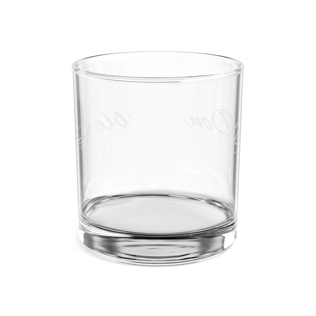 Engraved 10oz Rocks Glass — Personalized Whiskey Tumbler (The Don/Series Script)