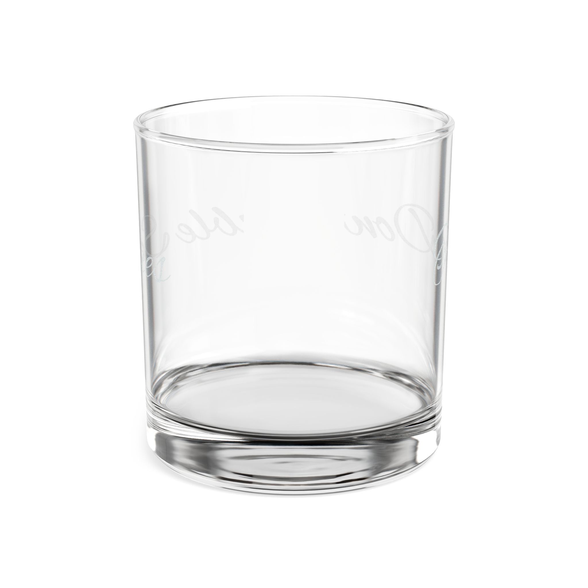 Engraved 10oz Rocks Glass — Personalized Whiskey Tumbler (The Don/Series Script)