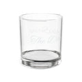 Engraved 10oz Rocks Glass — Personalized Whiskey Tumbler (The Don/Series Script)