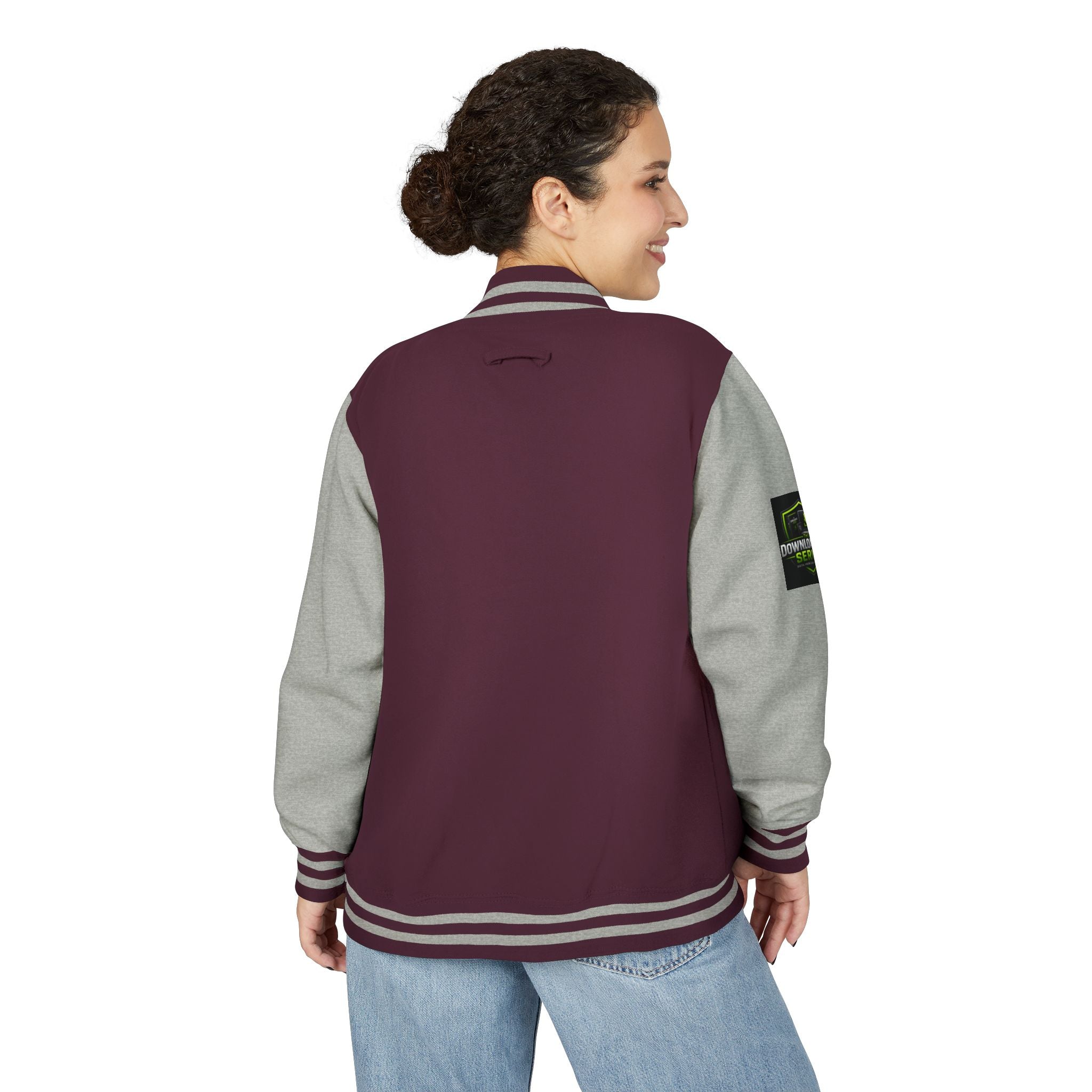 Letterman Jacket — Downrange Coffee Co. Badge Varsity Jacket