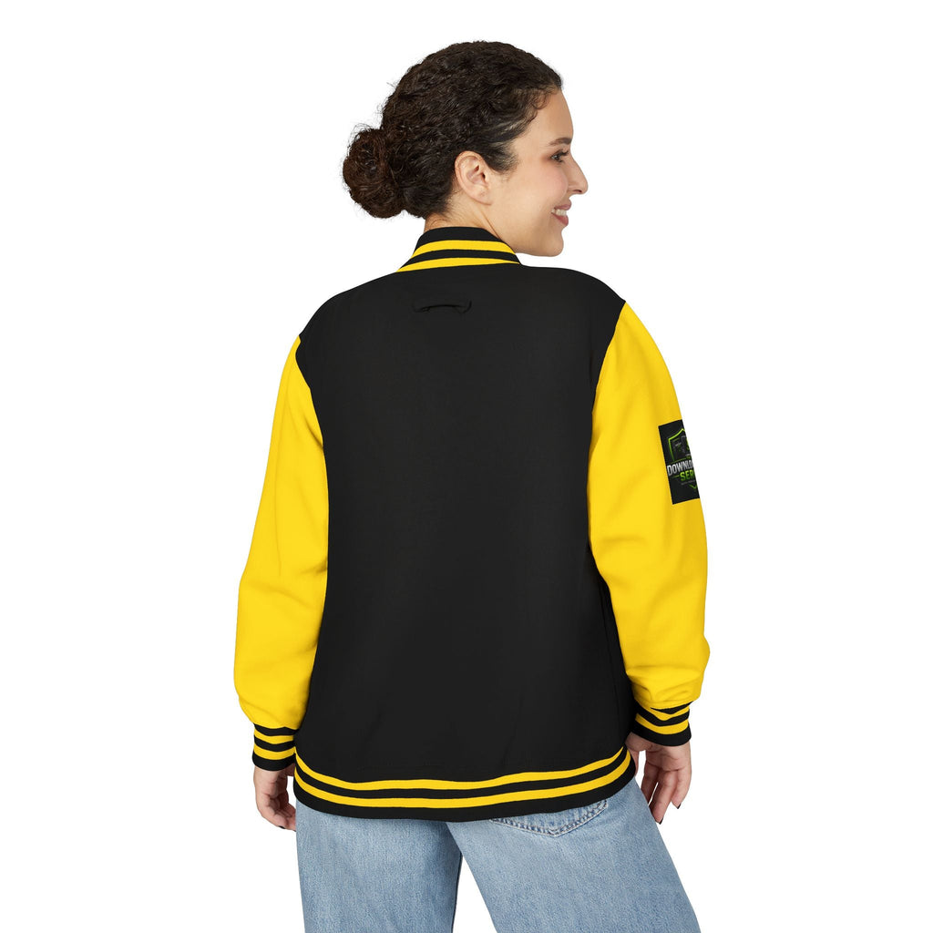 Letterman Jacket — Downrange Coffee Co. Badge Varsity Jacket