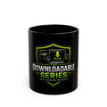 The Downloadable Series Black Mug — 11oz/15oz Coffee Cup