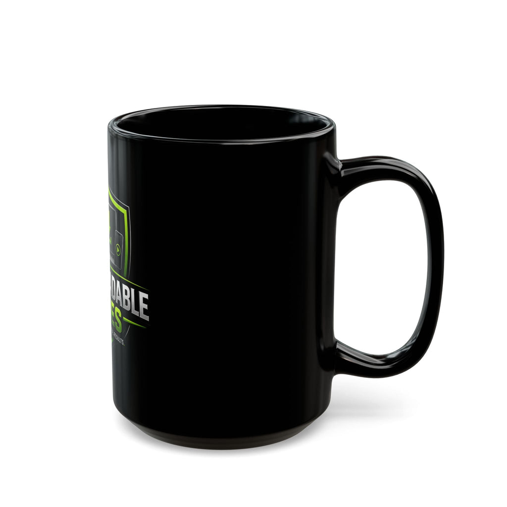 The Downloadable Series Black Mug — 11oz/15oz Coffee Cup